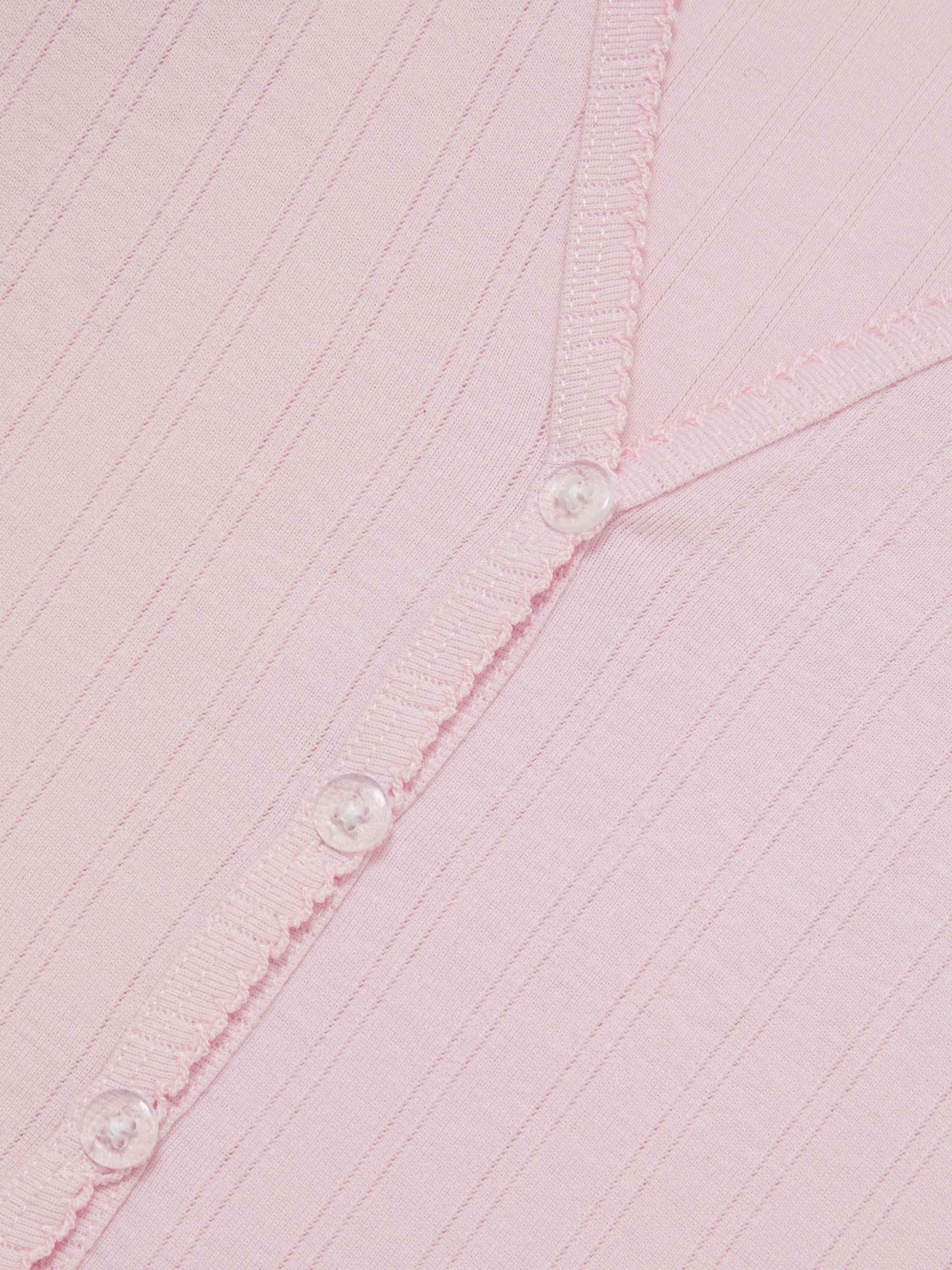 Pointelle Cardigan in Pink - Image 6 of 6