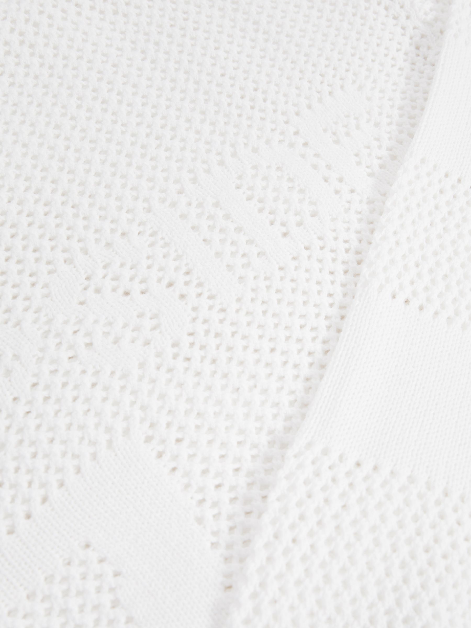 The Upside 100% Organic Cotton Open Knit Jumper in Natural - Image 6 of 6