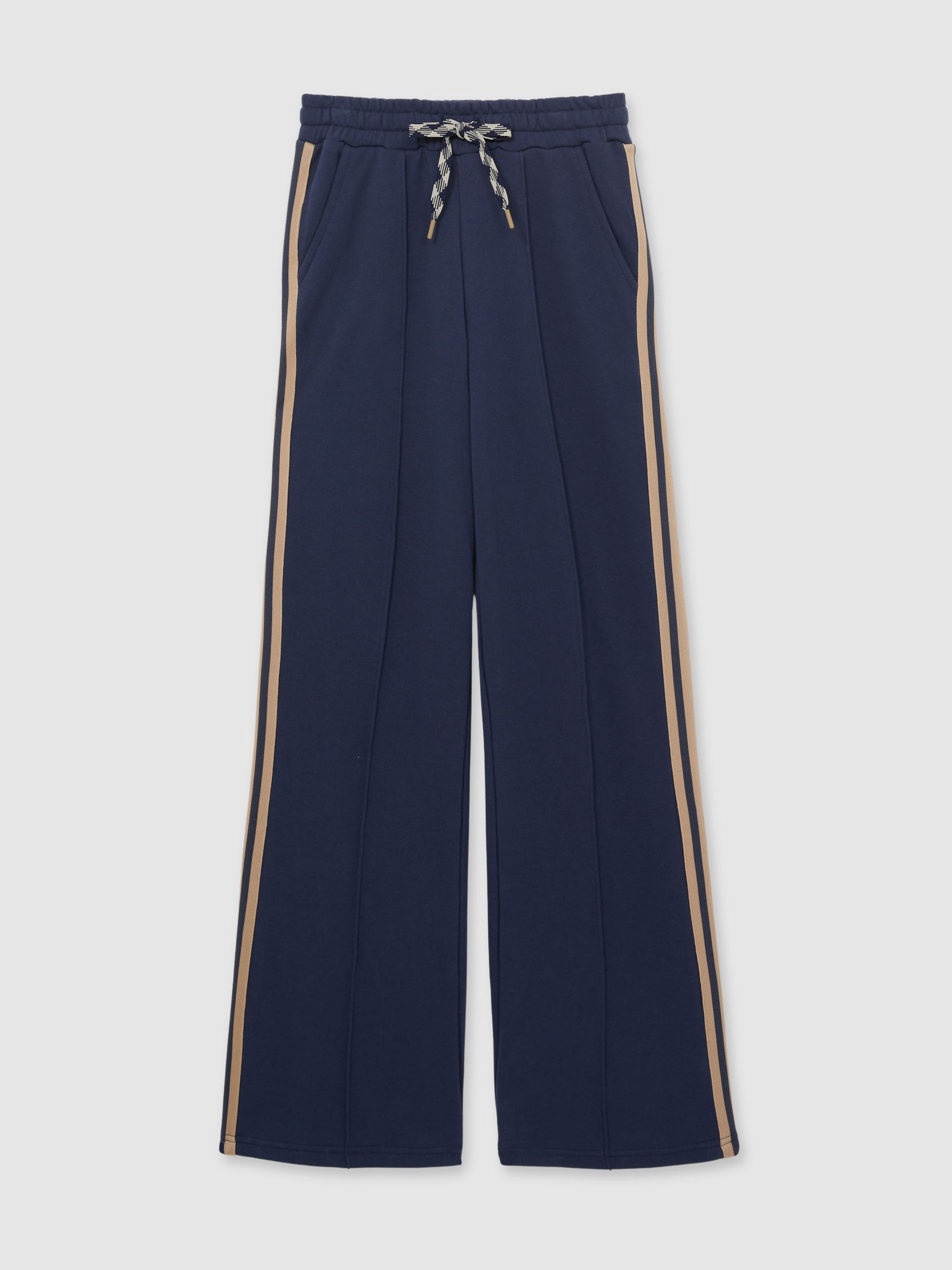 The Upside Organic-Cotton Track Joggers in Navy - Image 2 of 6