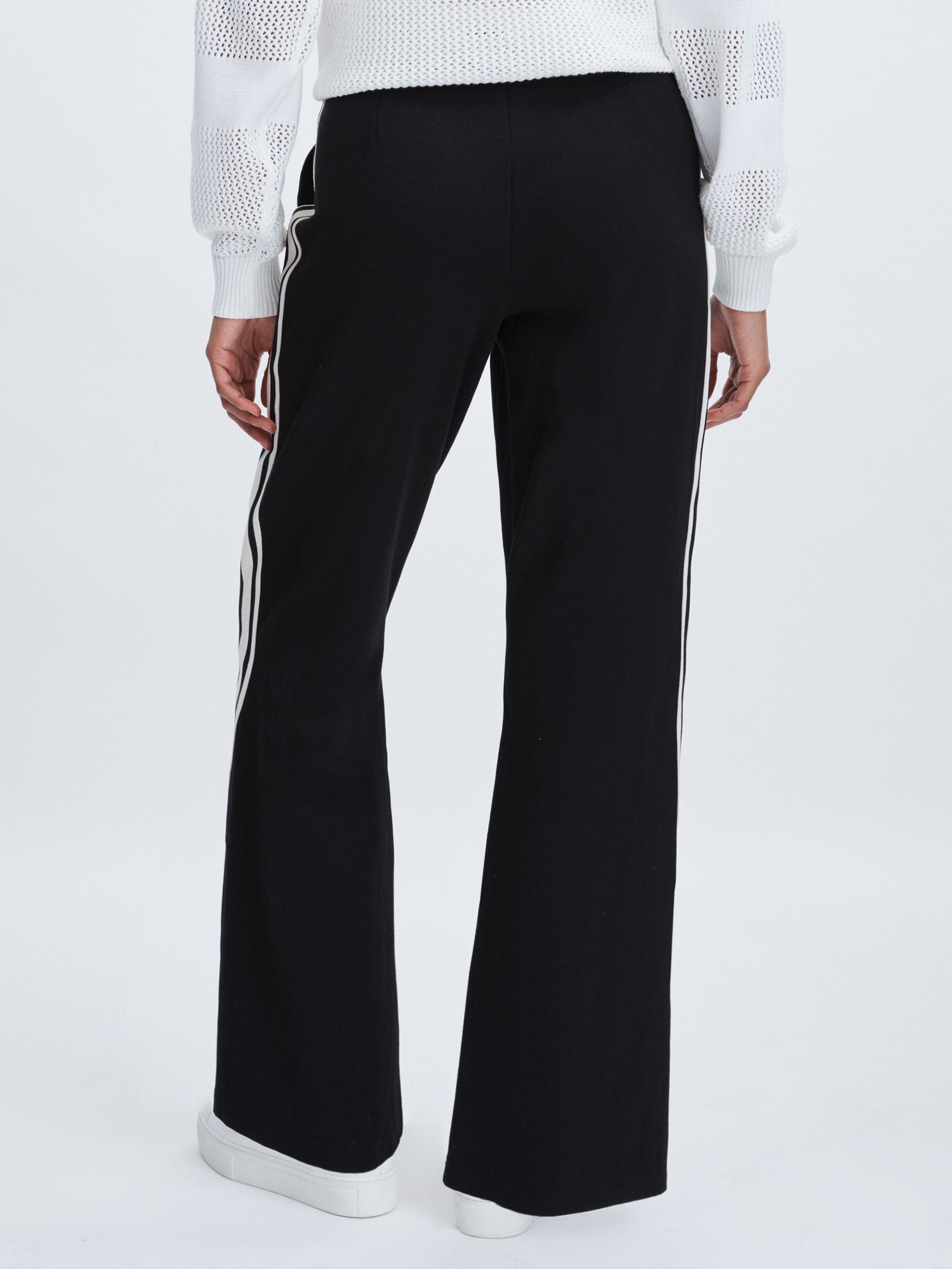 Flared Track Trousers in Black - Image 5 of 6