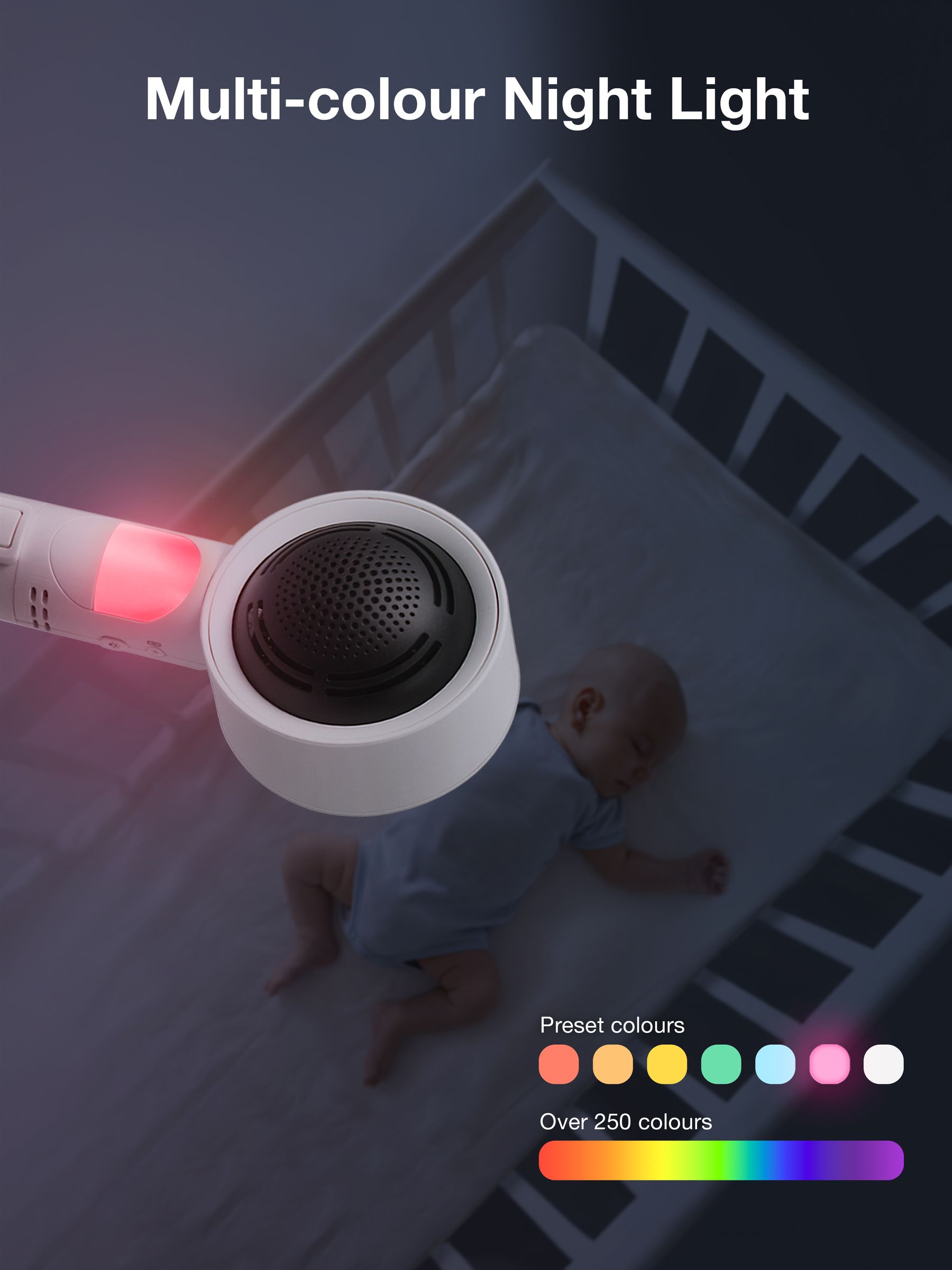 V-Tech RM7787HD 7" Full HD Over-The-Cot Monitor - Image 6 of 8