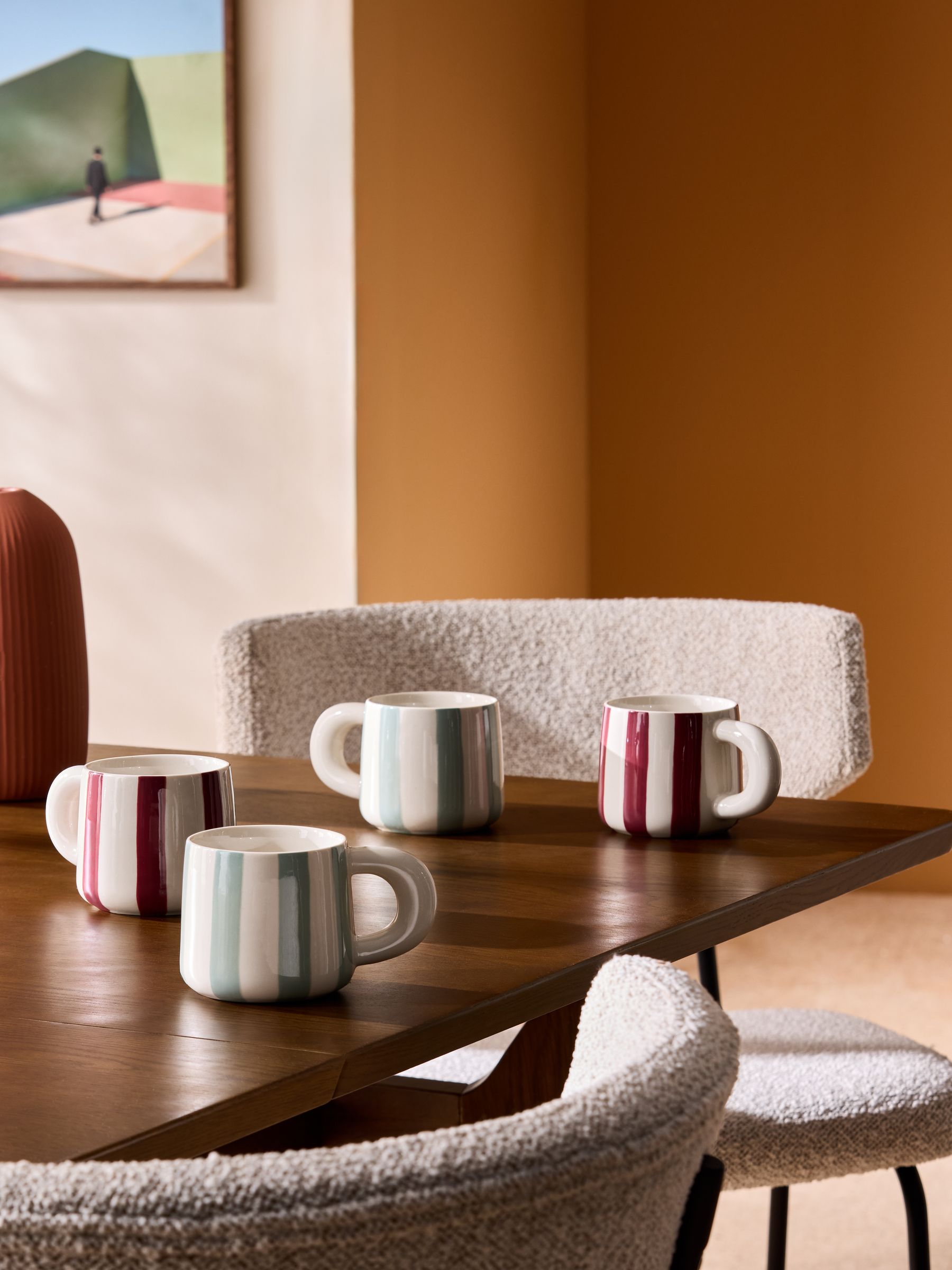 Set of 4 Sable Mugs in Multi - Image 1 of 3