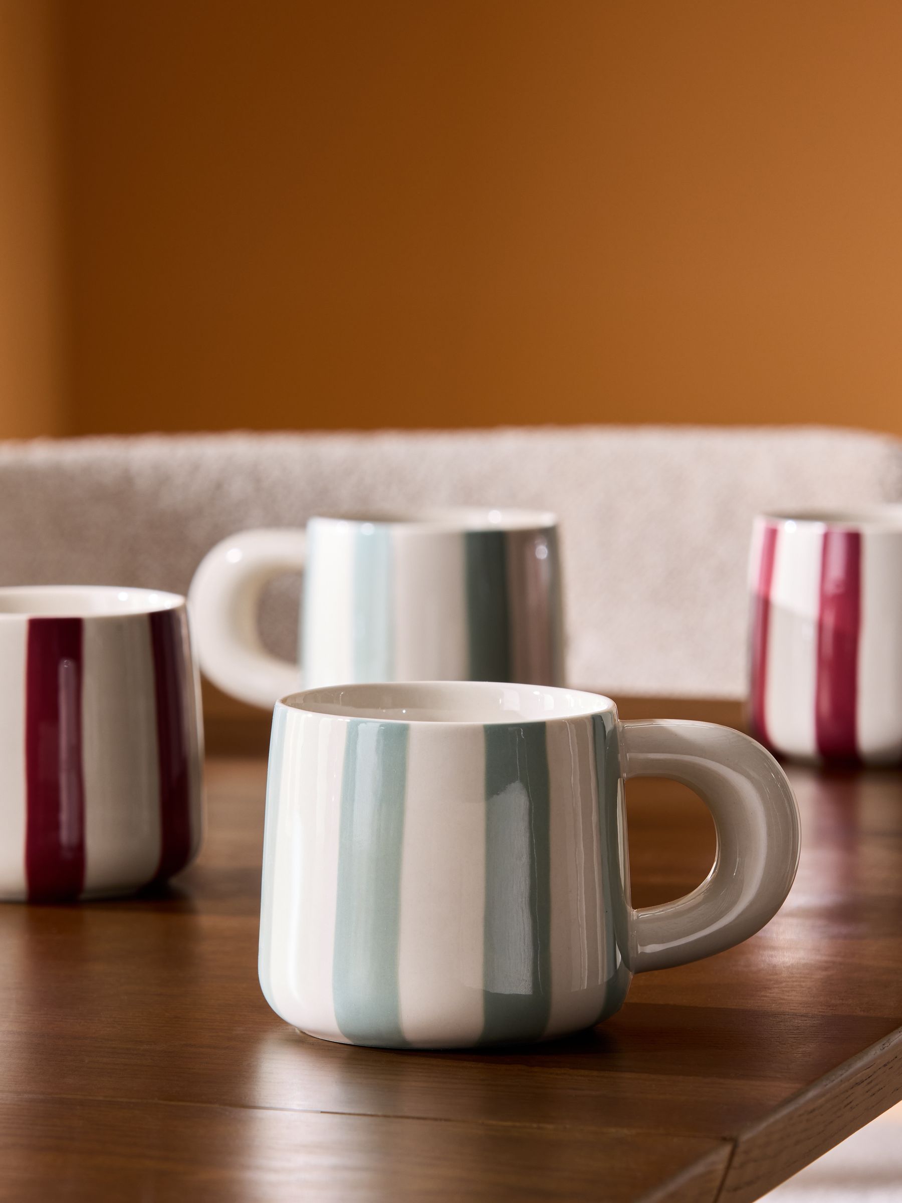 Set of 4 Sable Mugs in Multi - Image 2 of 3