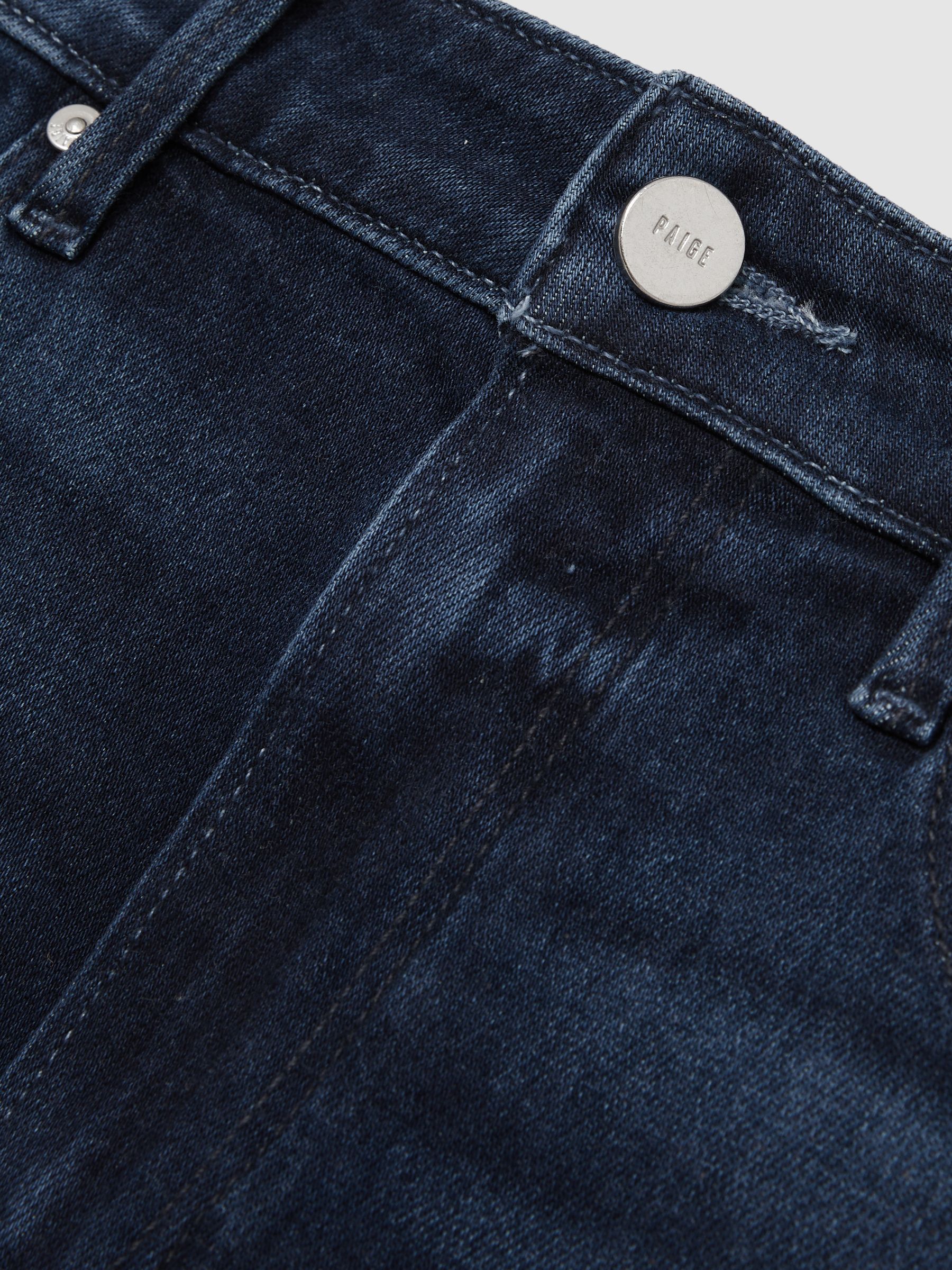 Paige 32” Wide-Leg Jeans in Navy Blue - Image 7 of 7