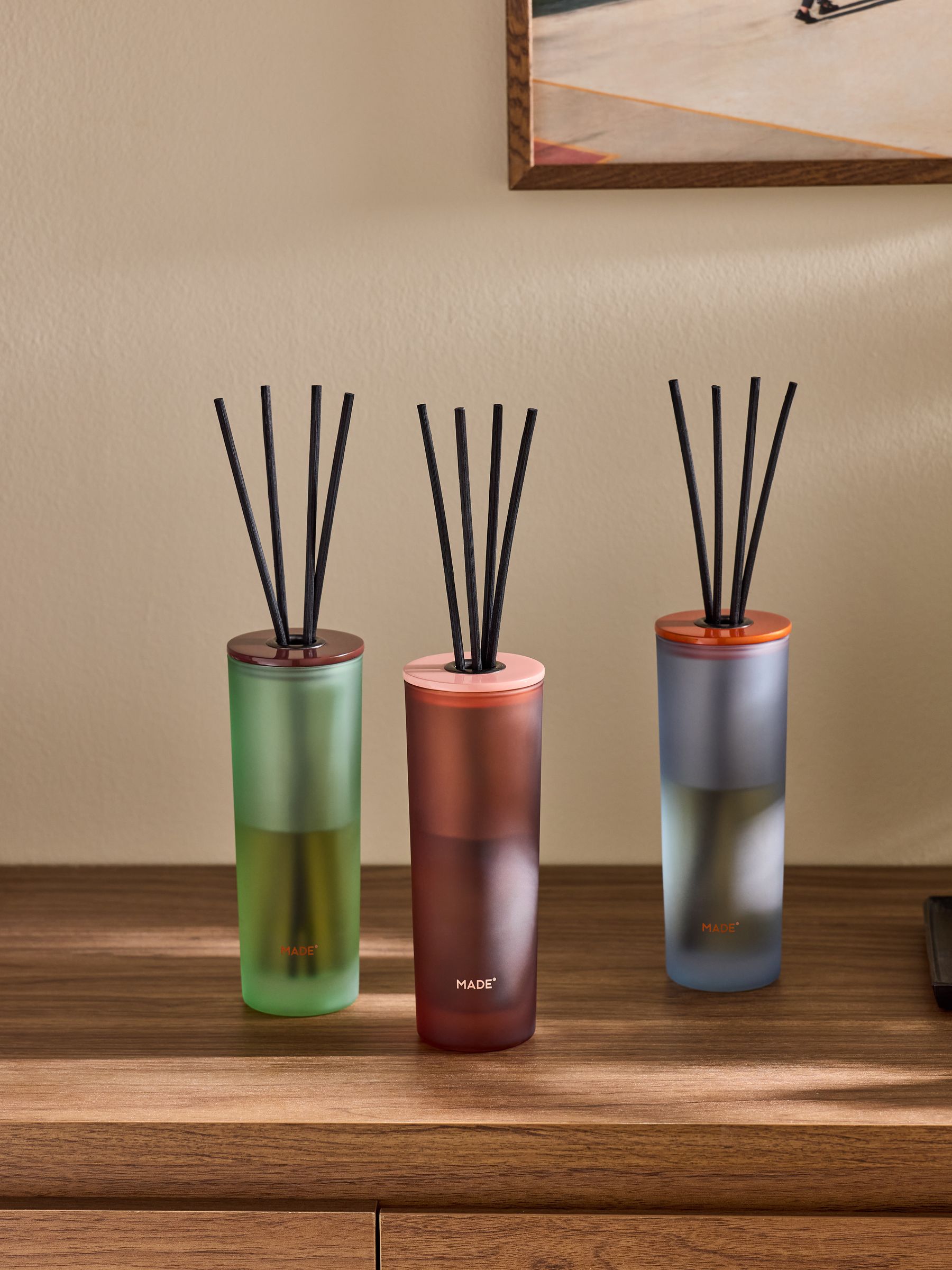 200ml Fragranced Reed Diffuser in Citrus and Patchouli - Image 2 of 5 200ml Fragranced Reed Diffuser in Citrus and Patchouli - Image 2 of 5