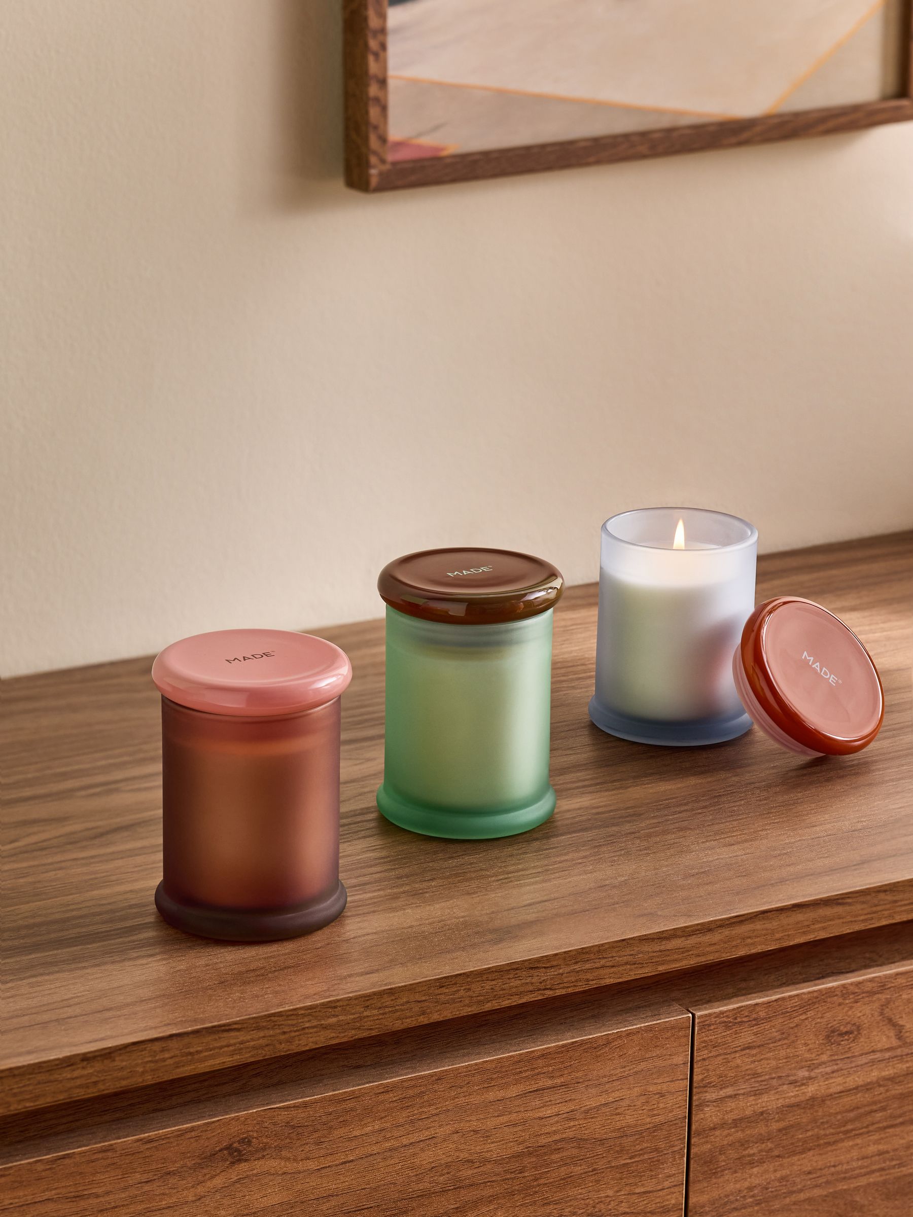 Fragranced Candle in Lavender and Cardamon - Image 2 of 5