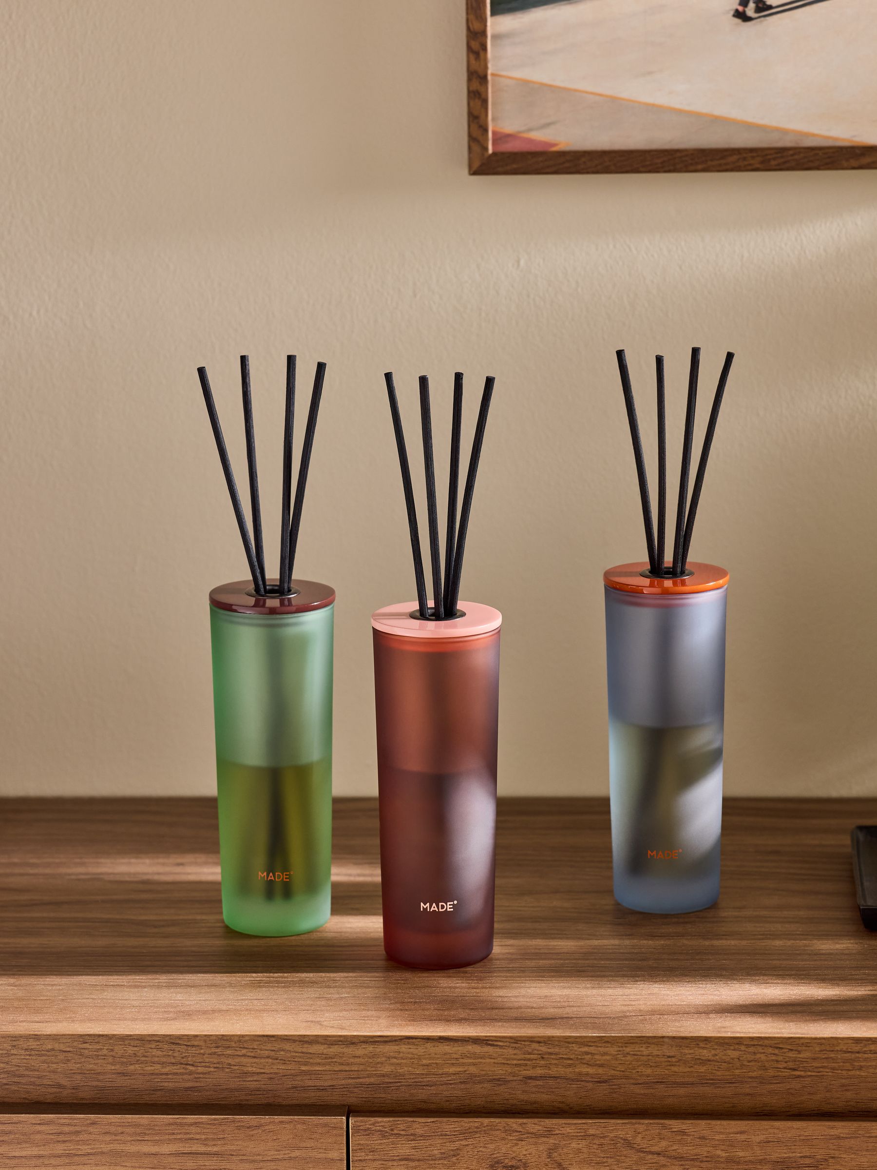 200ml Fragranced Reed Diffuser in Lavender and Cardamon - Image 2 of 5 200ml Fragranced Reed Diffuser in Lavender and Cardamon - Image 2 of 5