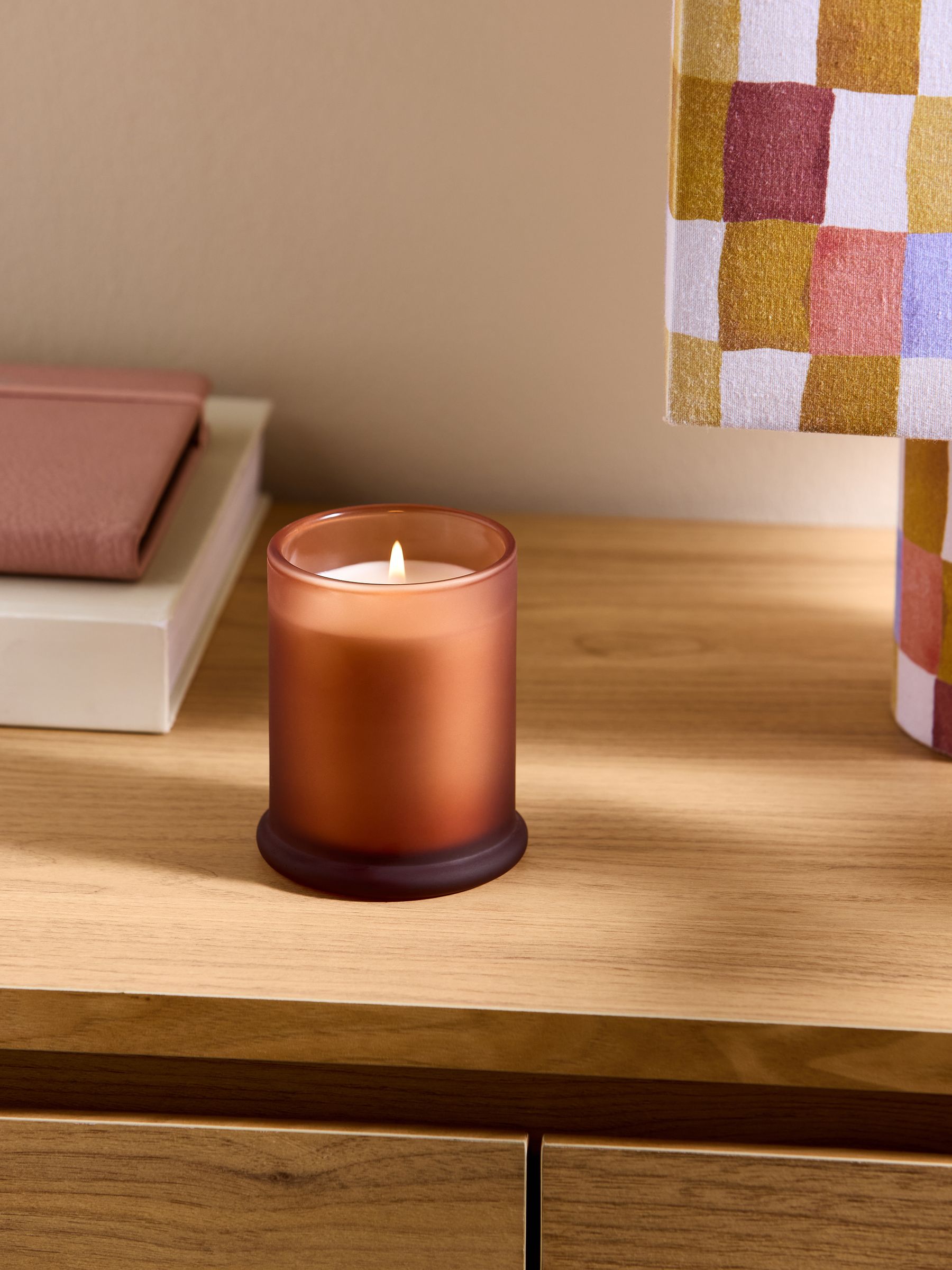 Fragranced Candle in Vetiver and Cedarwood - Image 1 of 5