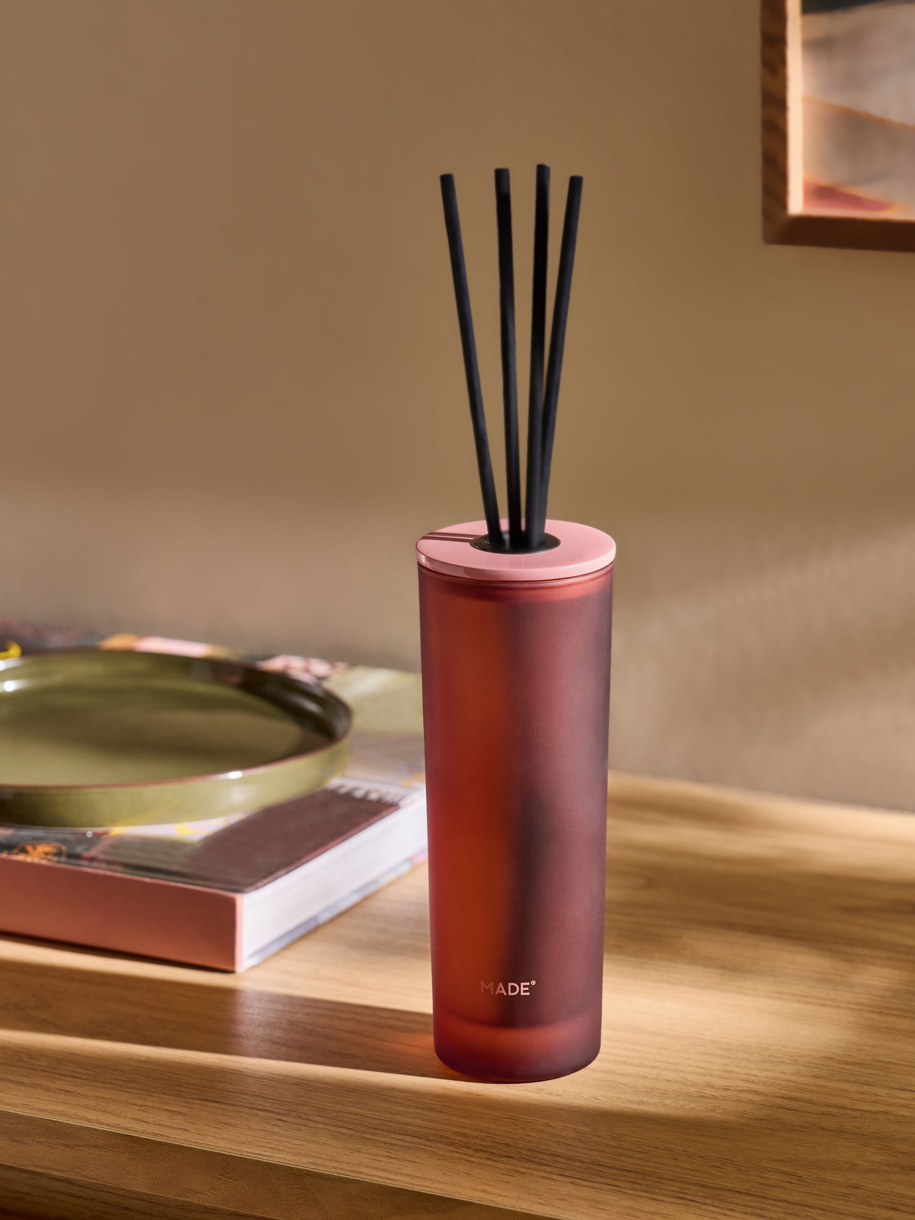 200ml Fragranced Reed Diffuser in Vetiver and Cedarwood - Image 1 of 5 200ml Fragranced Reed Diffuser in Vetiver and Cedarwood - Image 1 of 5