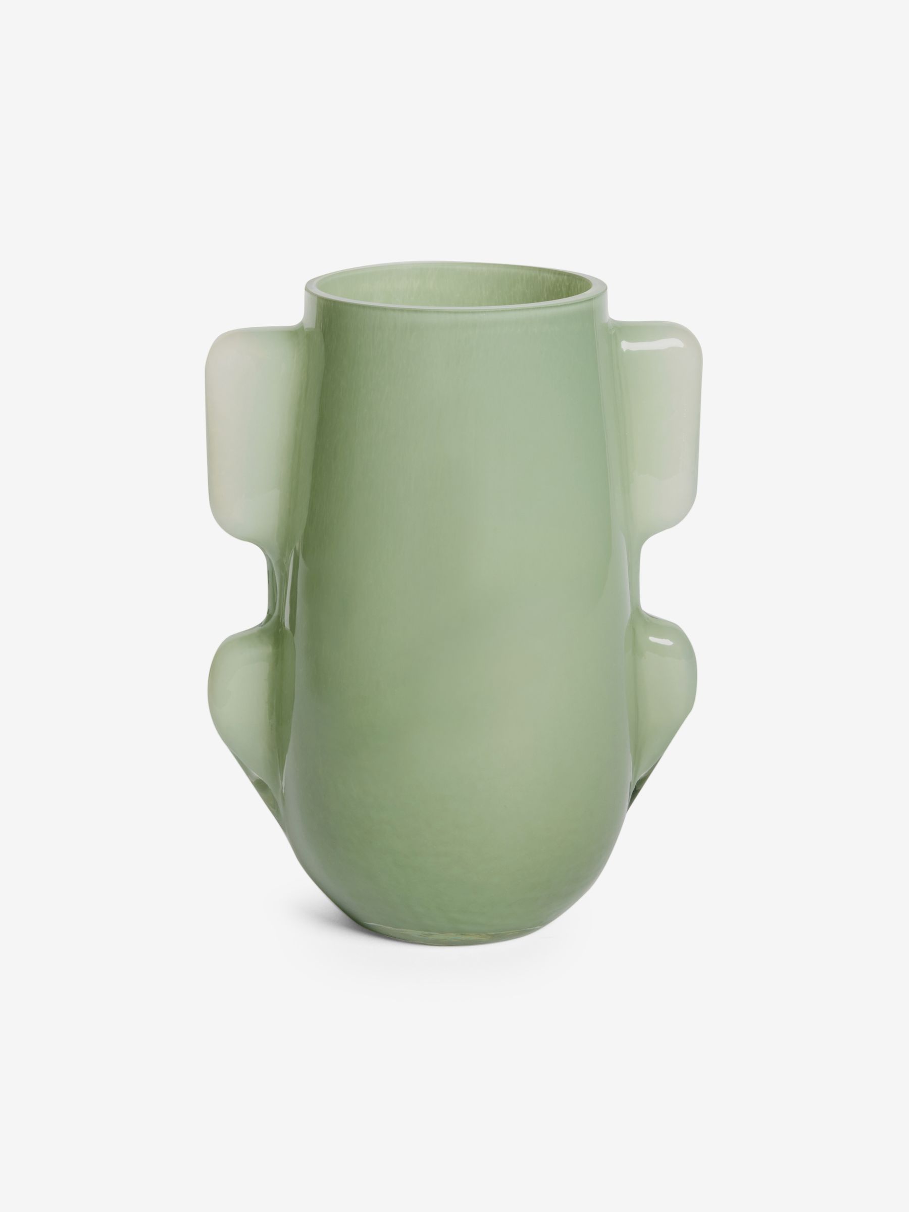 Mira Glass Vase in Green - Image 4 of 4