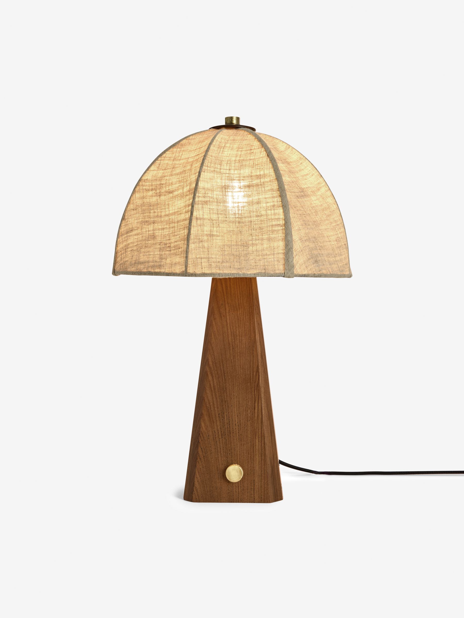 Benny Table Lamp in Dark Wood - Image 5 of 5 Benny Table Lamp in Dark Wood - Image 5 of 5