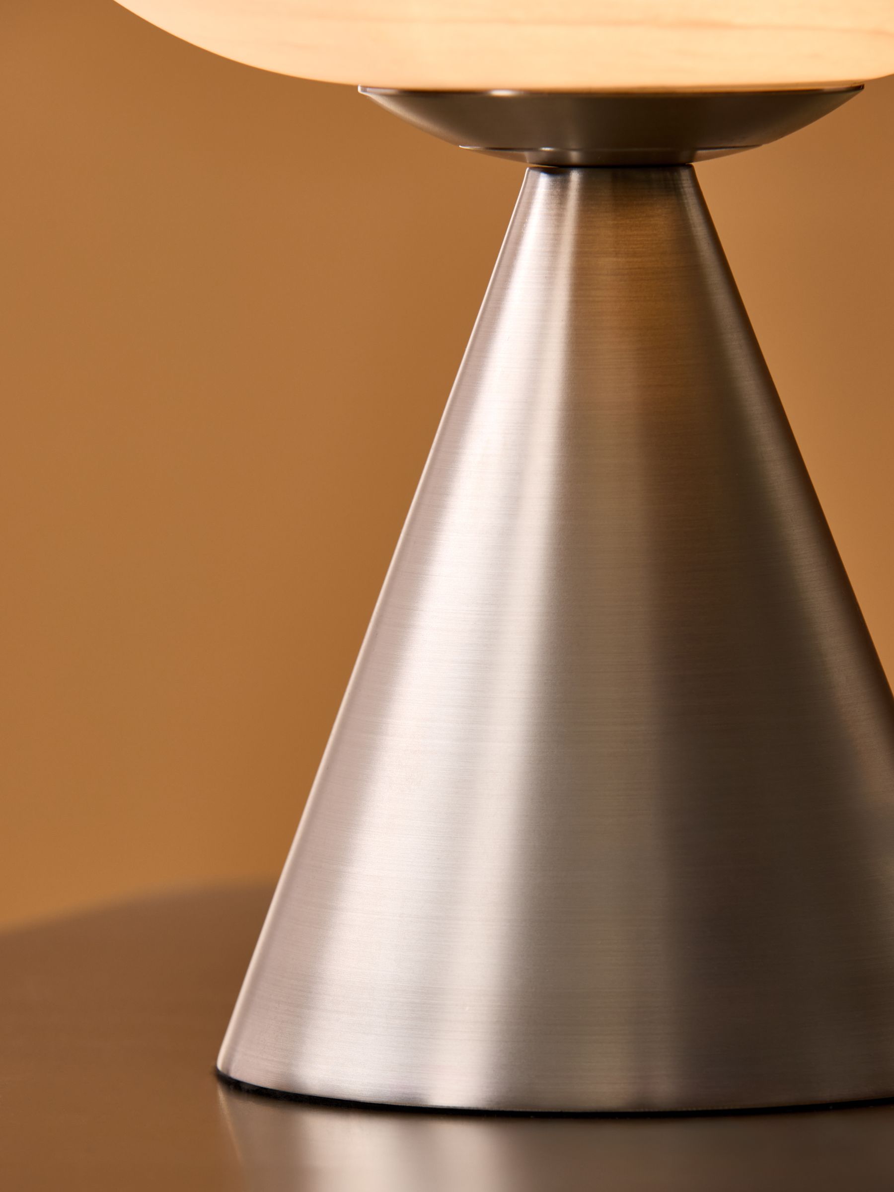 Caleb Table Lamp in Silver/Frosted - Image 5 of 7