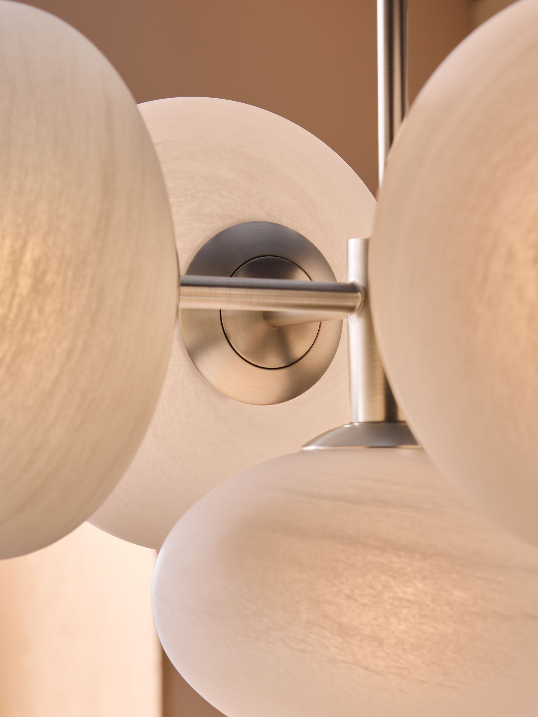 Caleb Pendant Light in Silver/Frosted - Image 3 of 7