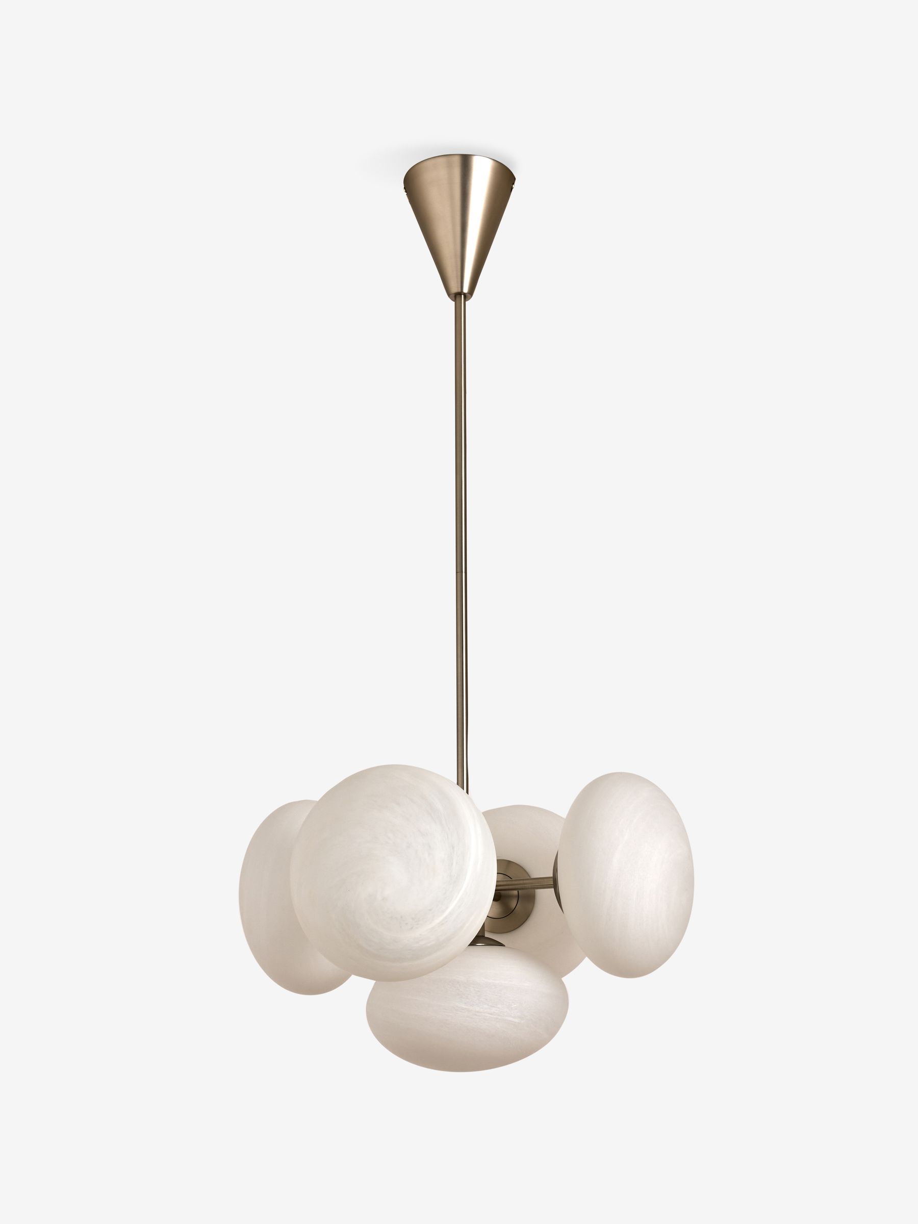 Caleb Pendant Light in Silver/Frosted - Image 7 of 7 Caleb Pendant Light in Silver/Frosted - Image 7 of 7