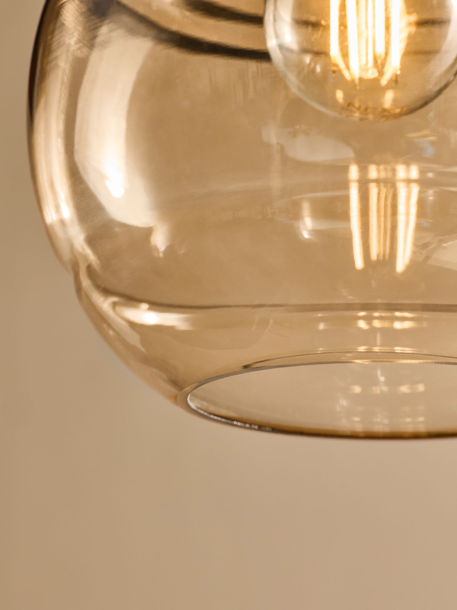 Champagne Mika Easyfit Glass Shade - Image 3 of 3