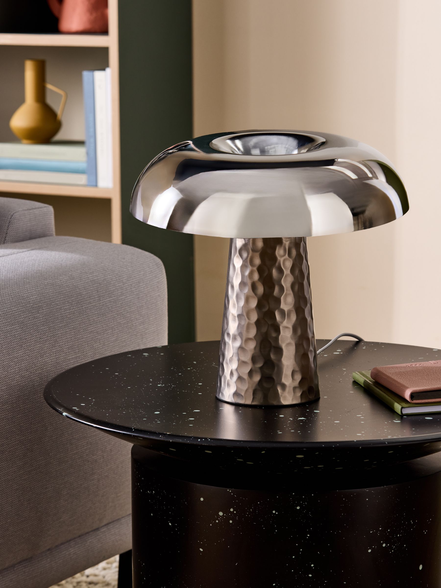 Deja Table Lamp in Chrome - Image 2 of 5 Deja Table Lamp in Chrome - Image 2 of 5