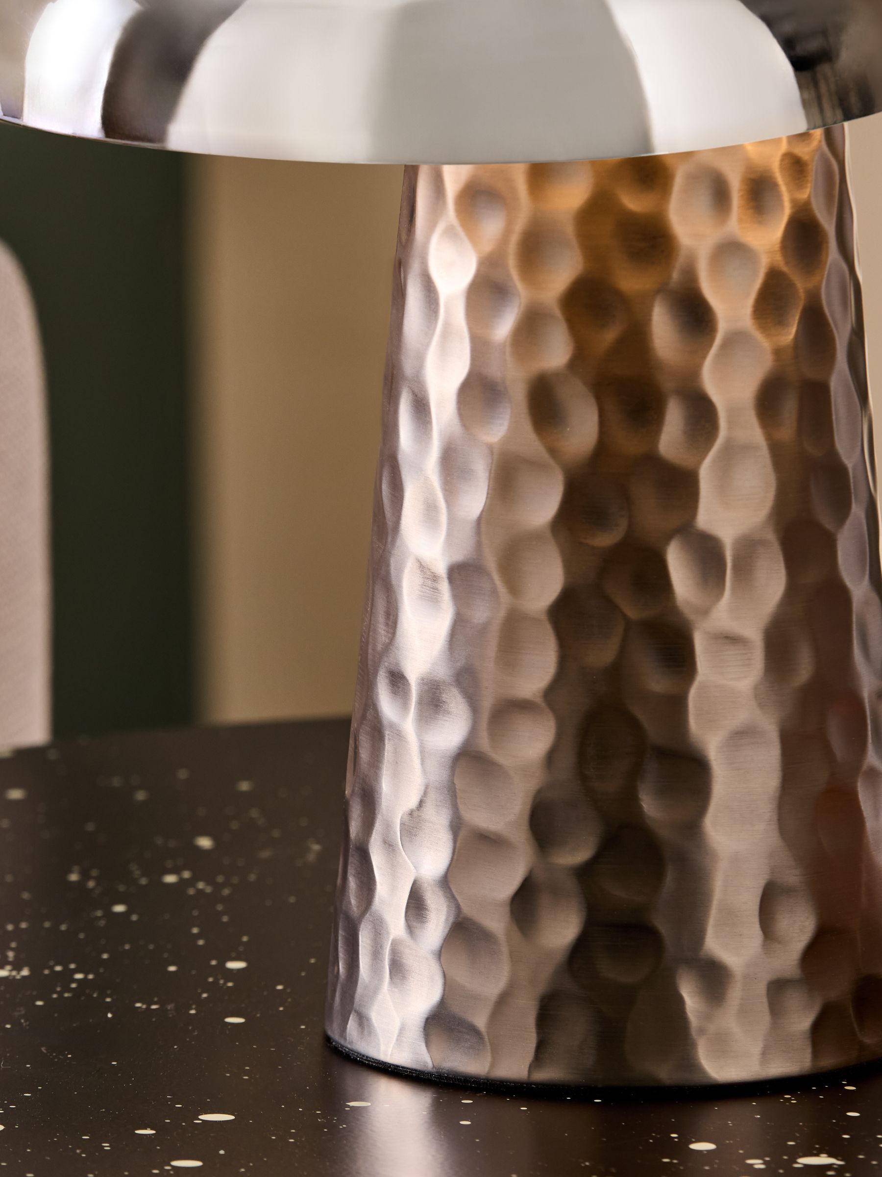 Deja Table Lamp in Chrome - Image 3 of 5