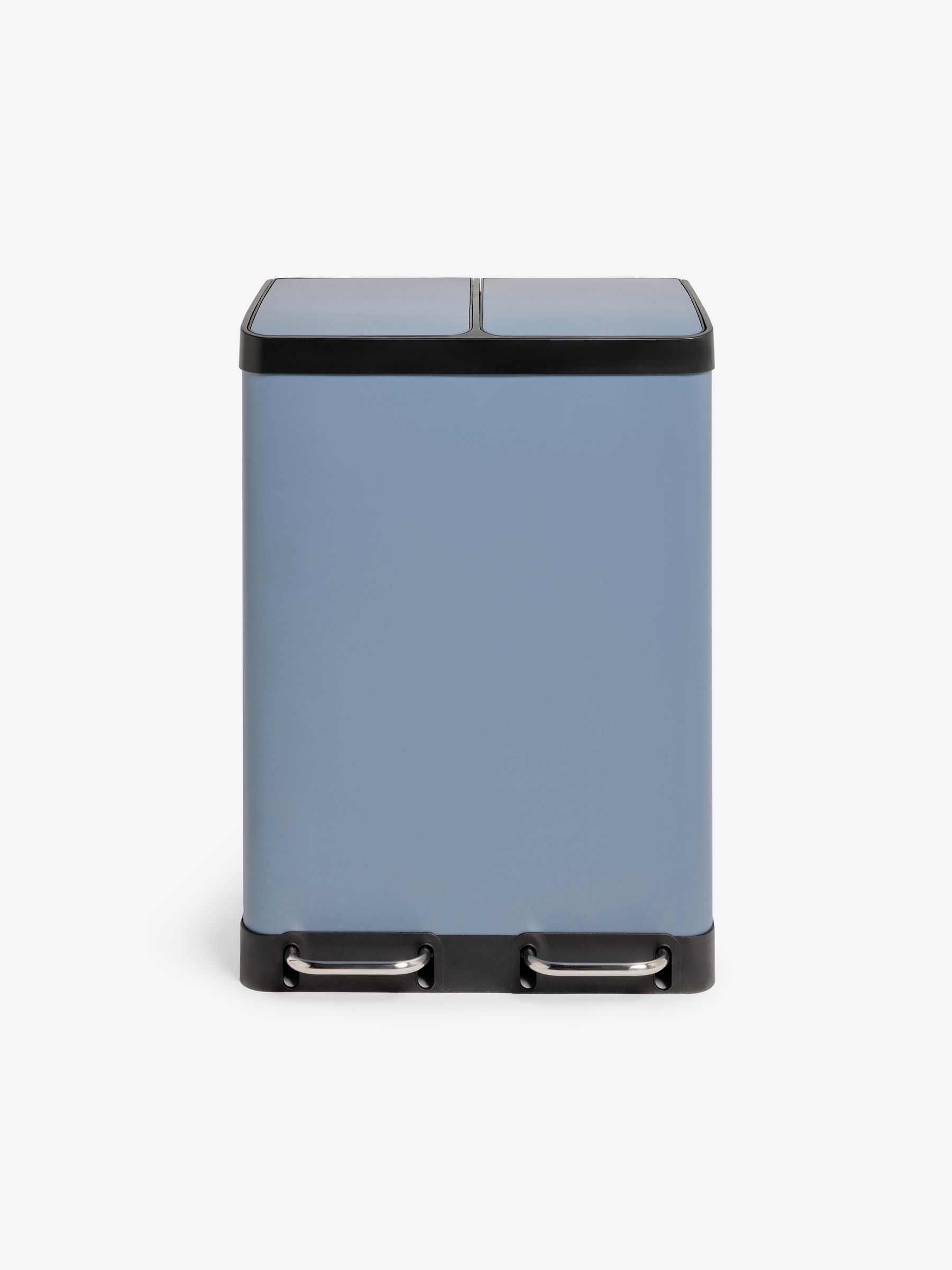 2 Section 60 Litre Recycling and Waste Colter Bin in Blue - Image 4 of 4