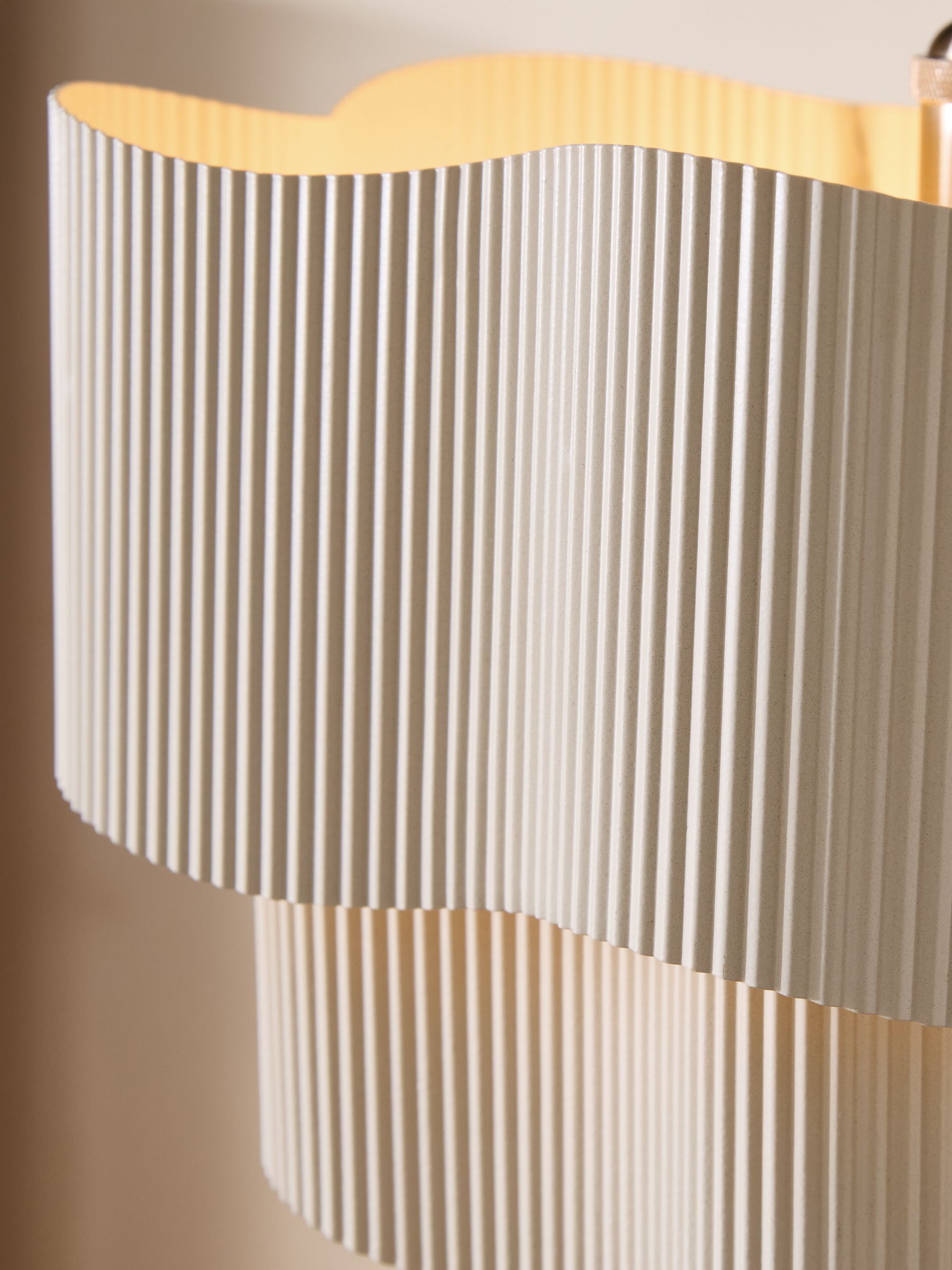 Cream Easy Fit Sydney Ceiling Light Shade - Image 3 of 6