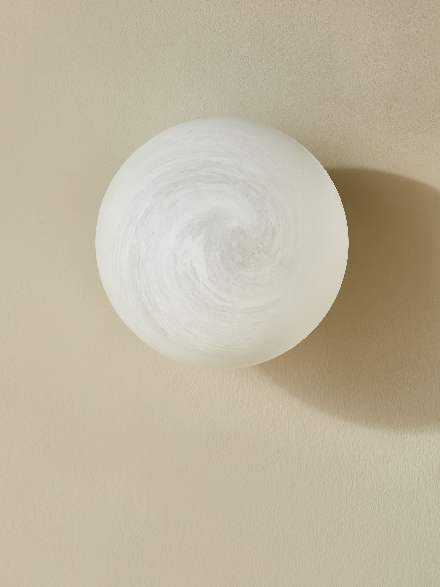 Caleb Wall Light in Silver/Frosted - Image 3 of 5