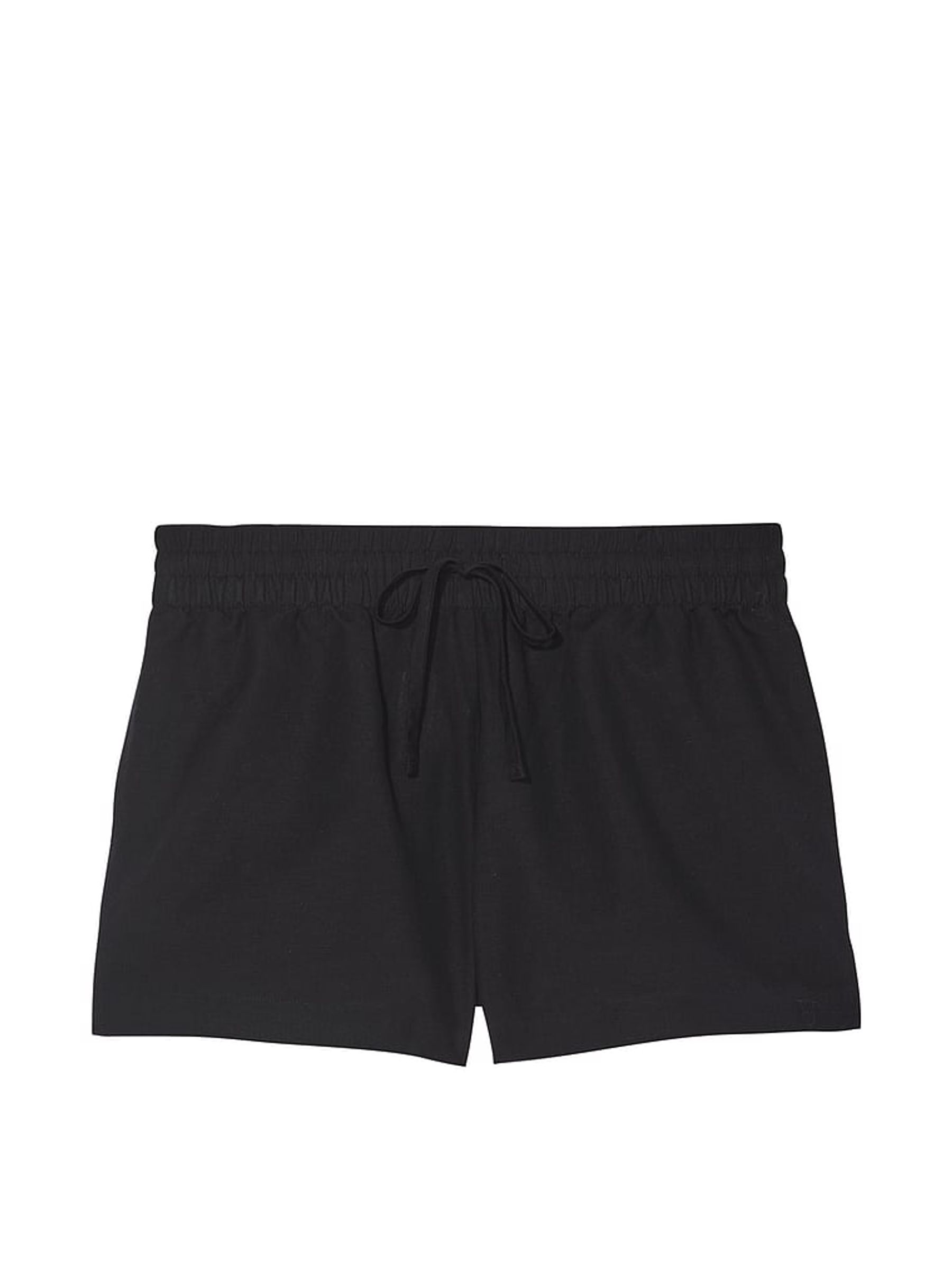 Black Linen Cover Up Shorts - Image 3 of 3