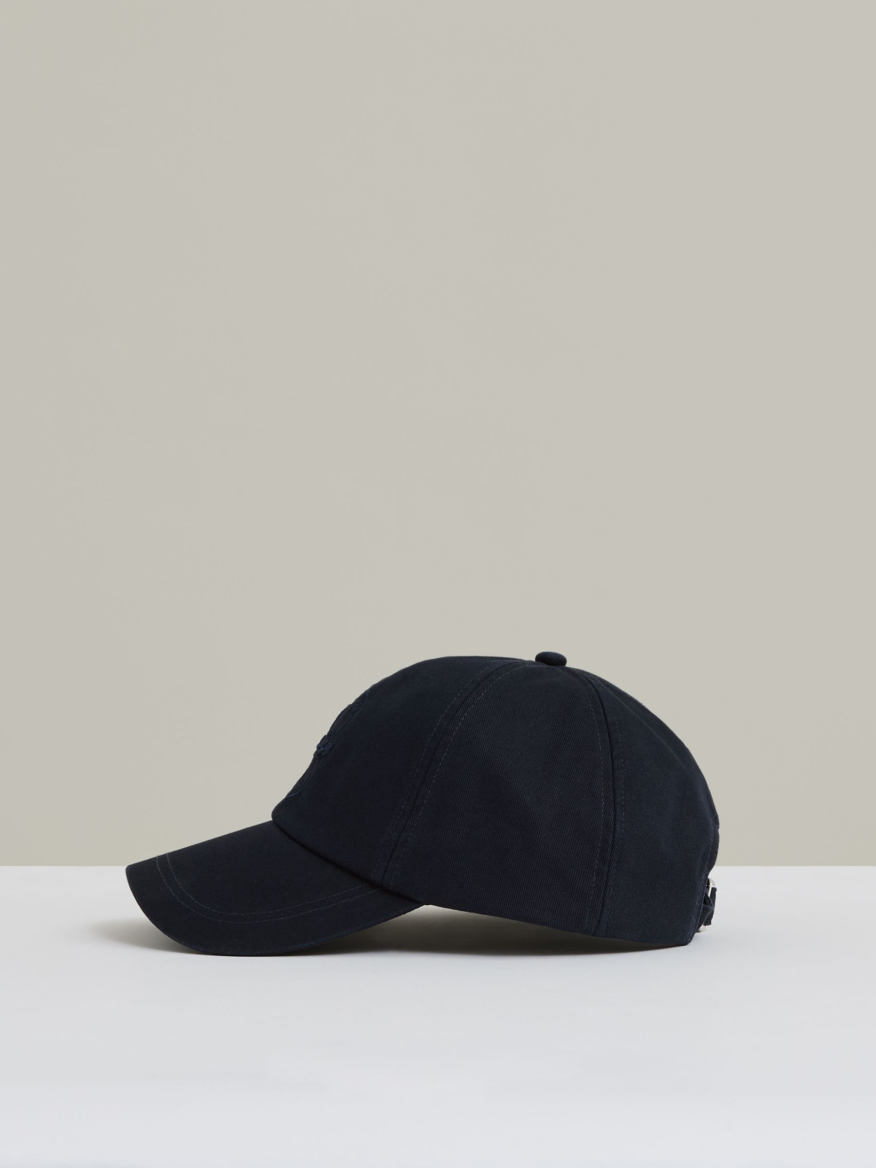 Cotton Logo-Embroidered Baseball Cap in Washed Navy - Image 3 of 5