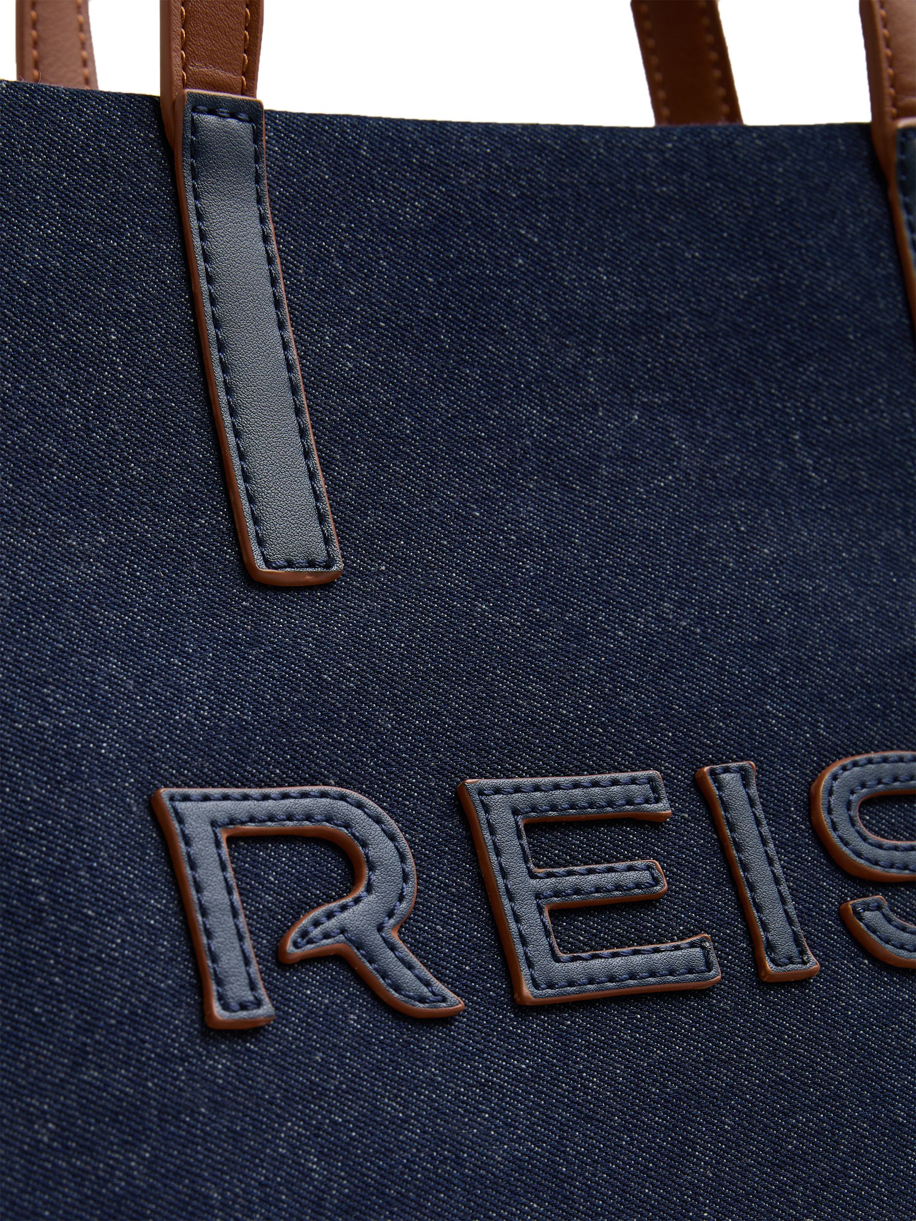 Canvas Logo Tote in Blue - Image 5 of 5