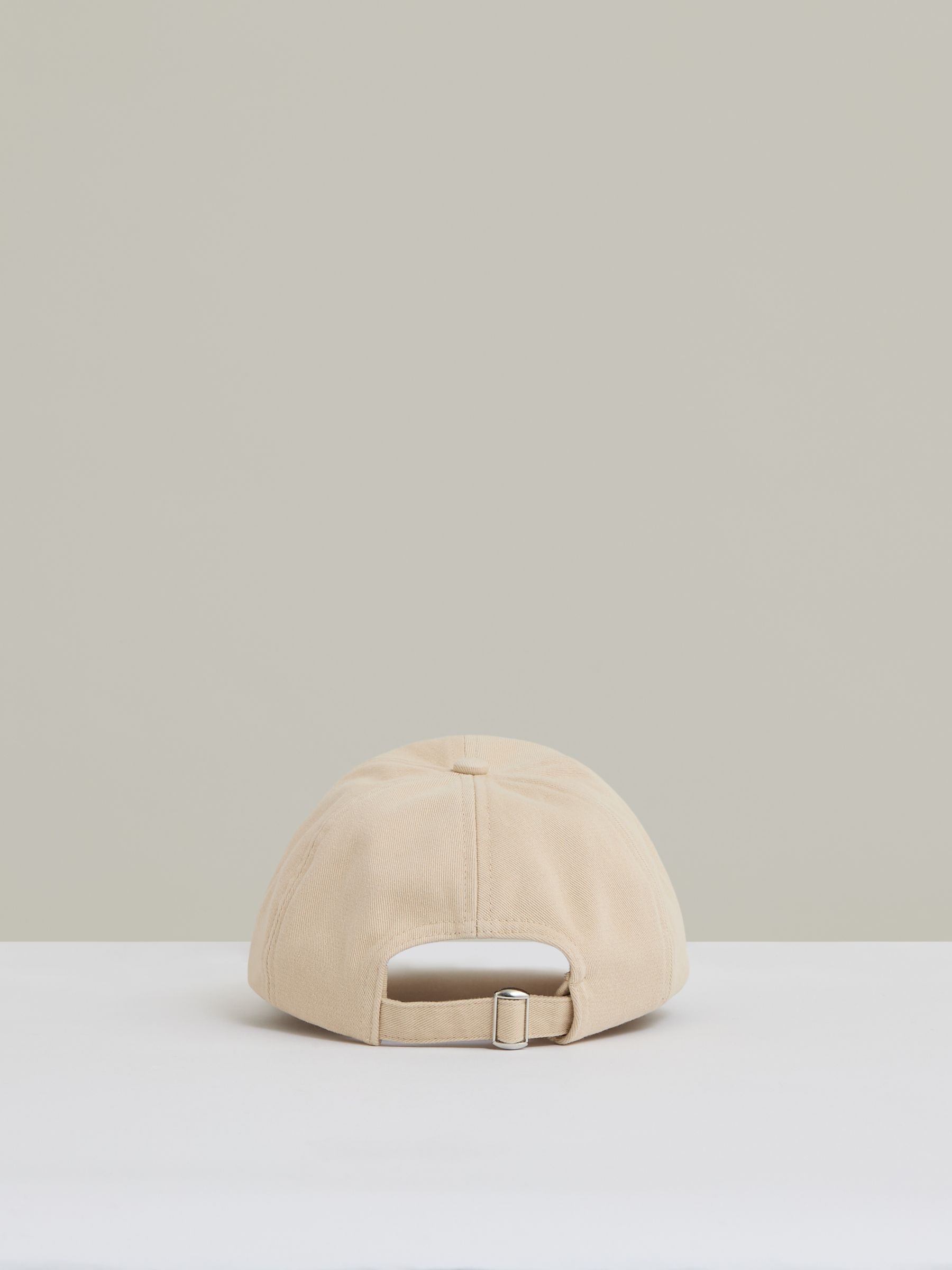 Cotton Logo-Embroidered Baseball Cap in Washed Stone - Image 4 of 5