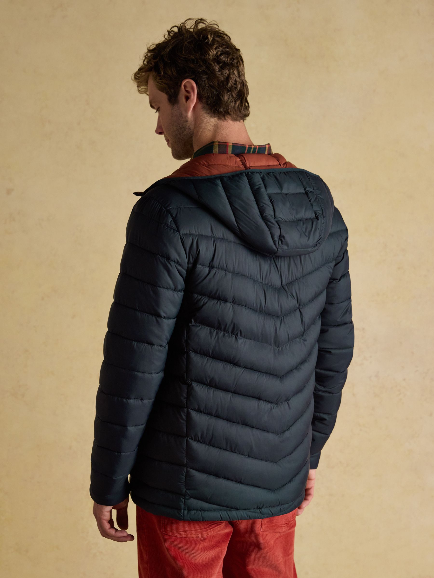 Garrett Navy Showerproof Padded Jacket - Image 2 of 11