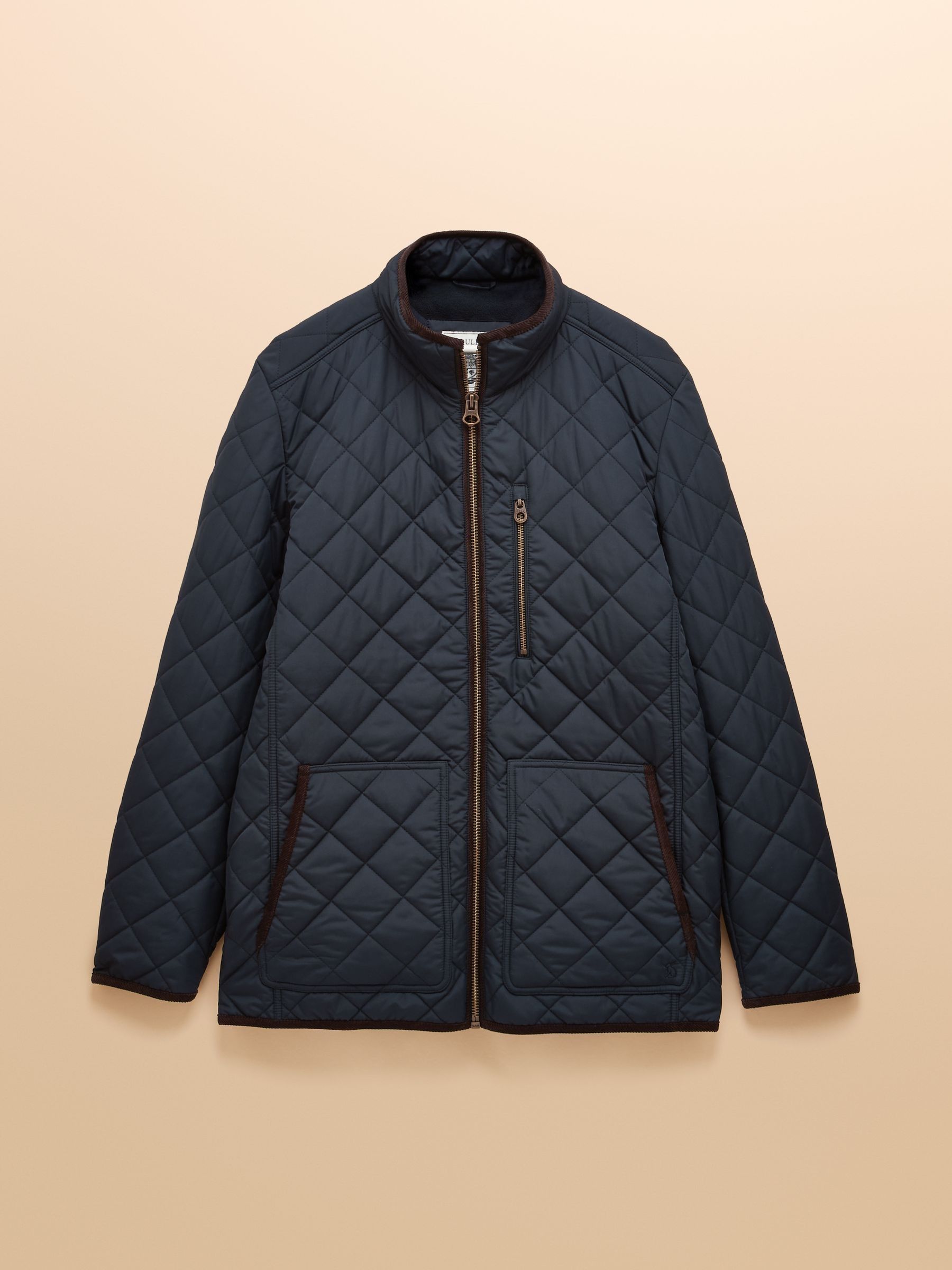 Maynard Navy Diamond Quilted Jacket - Image 10 of 10