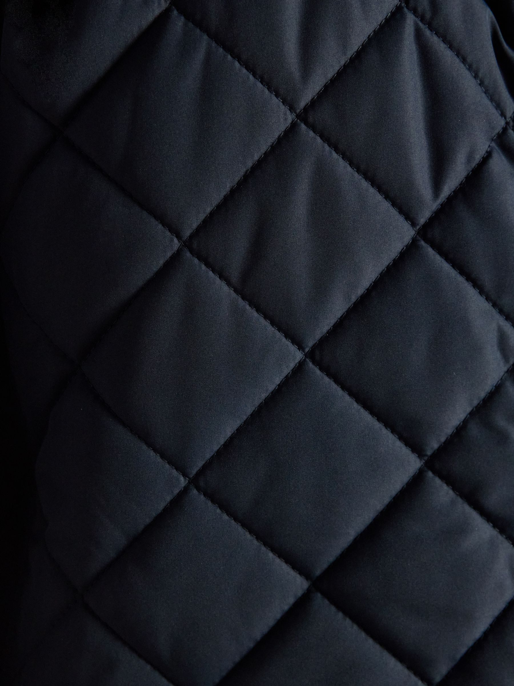 Maynard Navy Diamond Quilted Jacket - Image 8 of 9