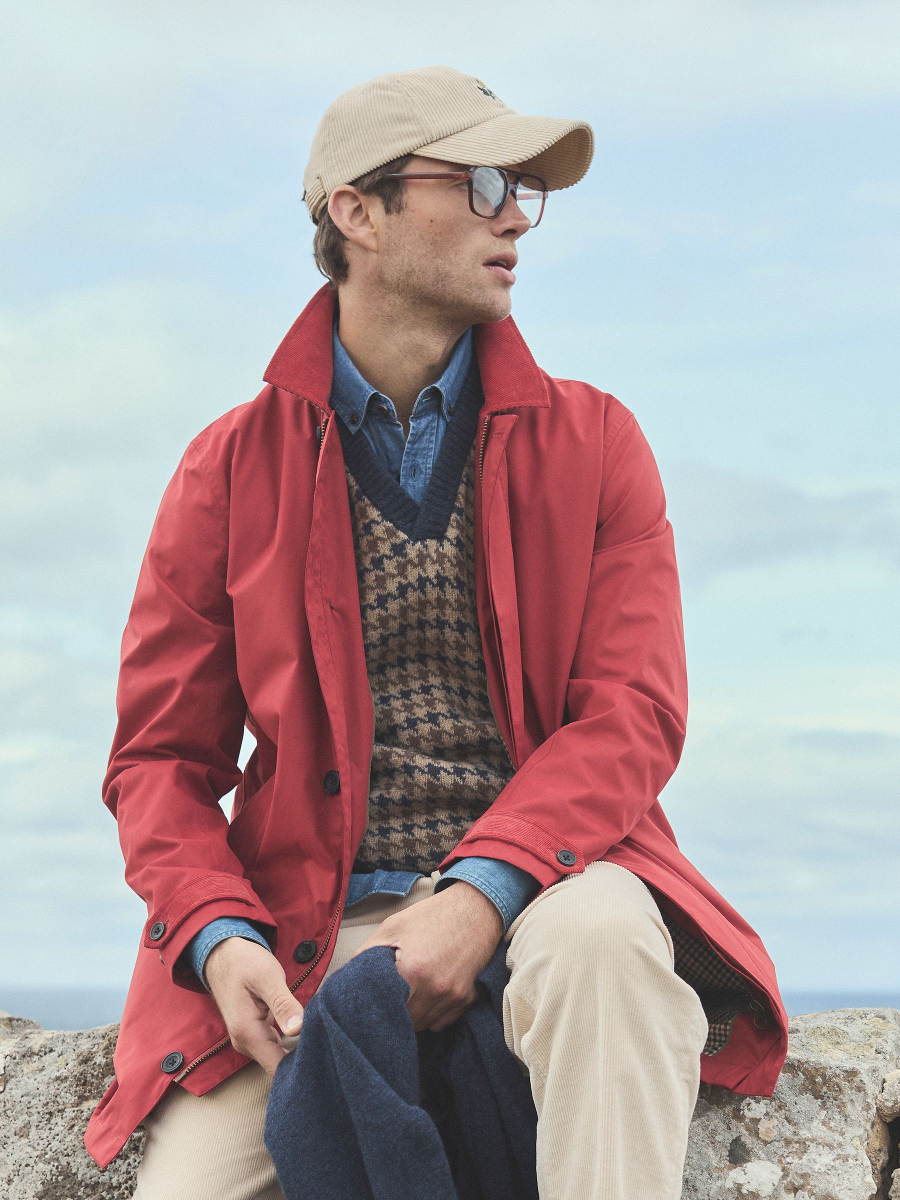 Sandford Orange Waterproof Raincoat - Image 1 of 15 Sandford Orange Waterproof Raincoat - Image 1 of 15