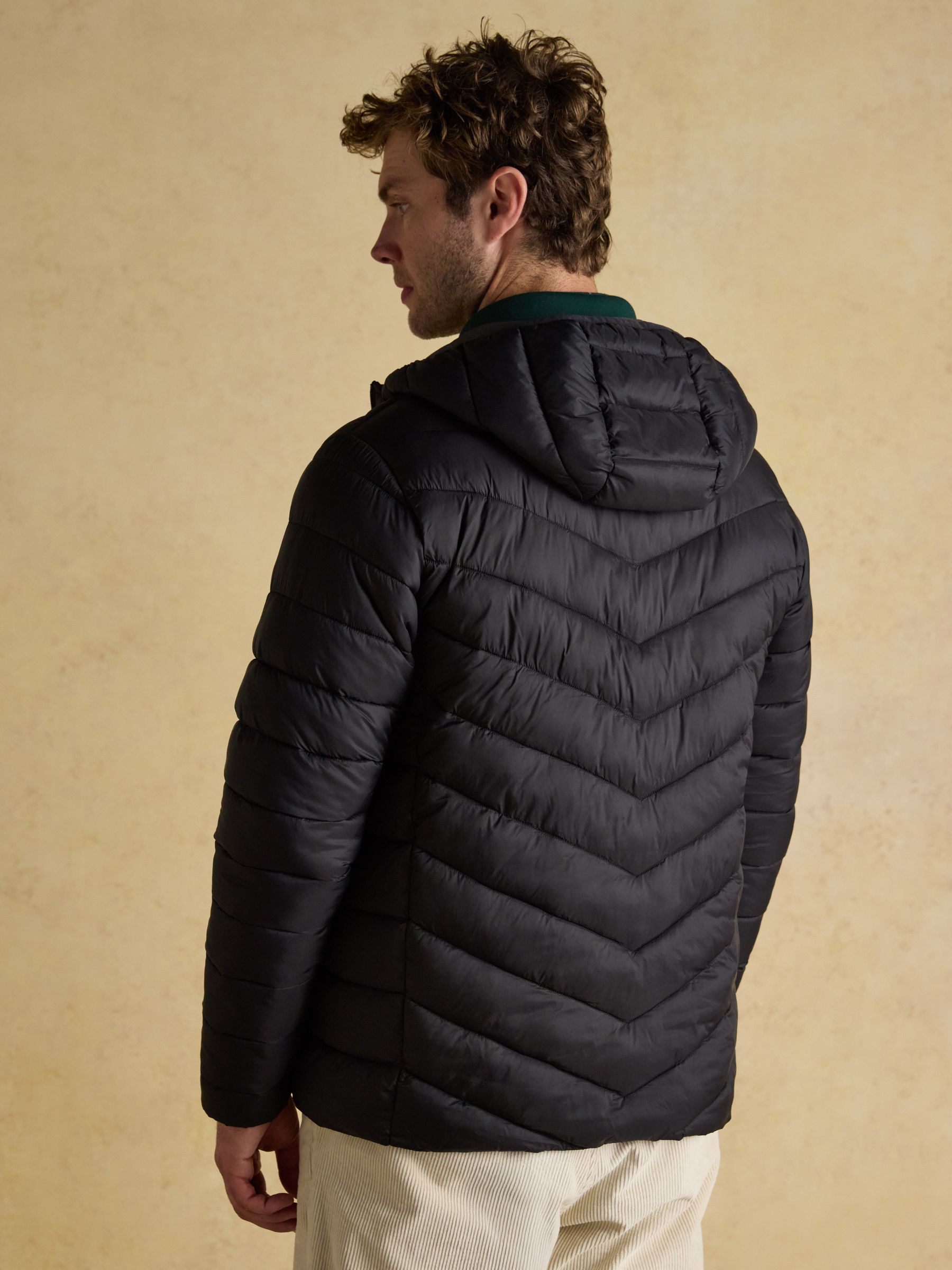 Garrett Black Showerproof Padded Jacket - Image 2 of 10