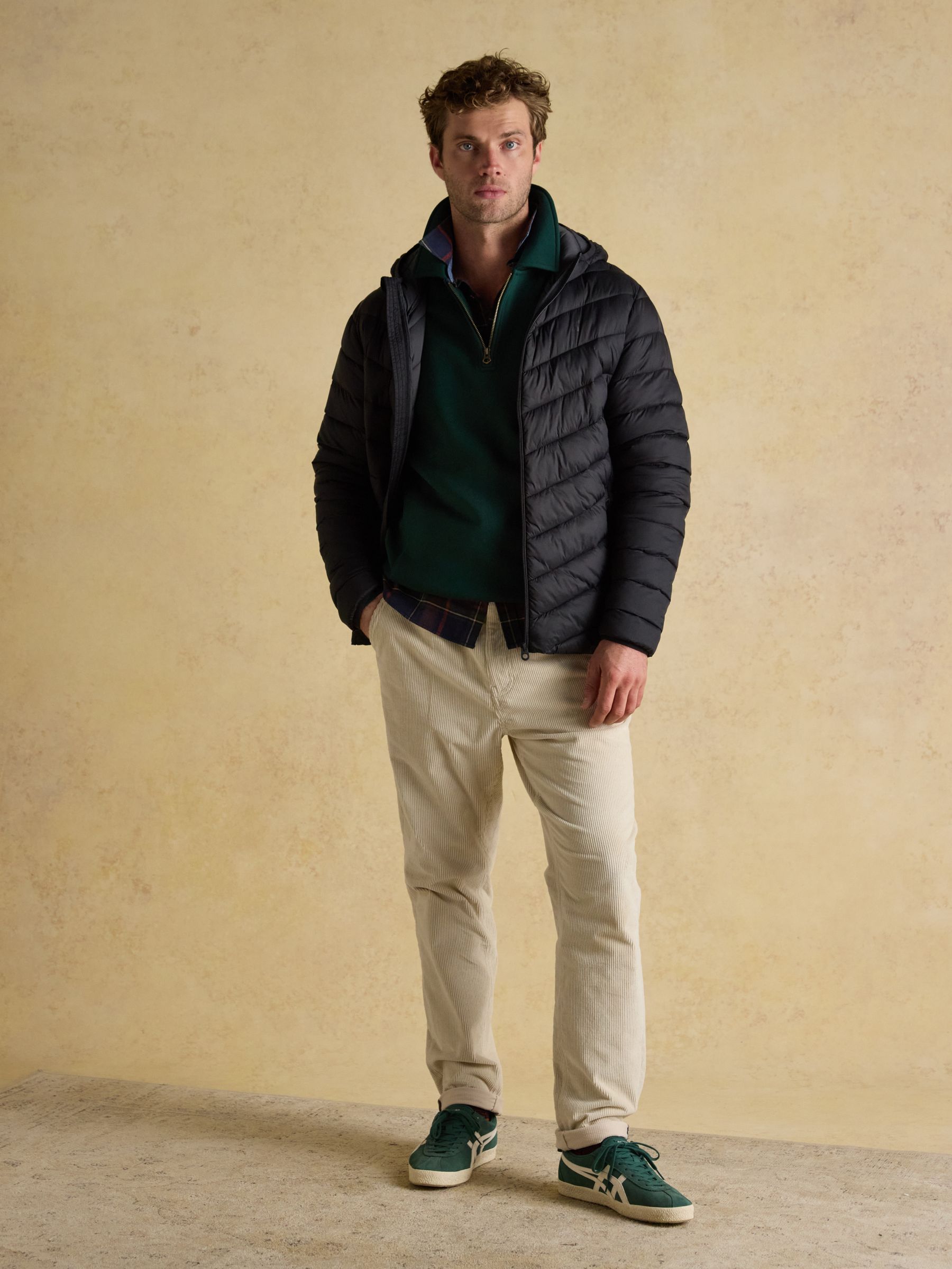 Garrett Black Showerproof Padded Jacket - Image 3 of 10