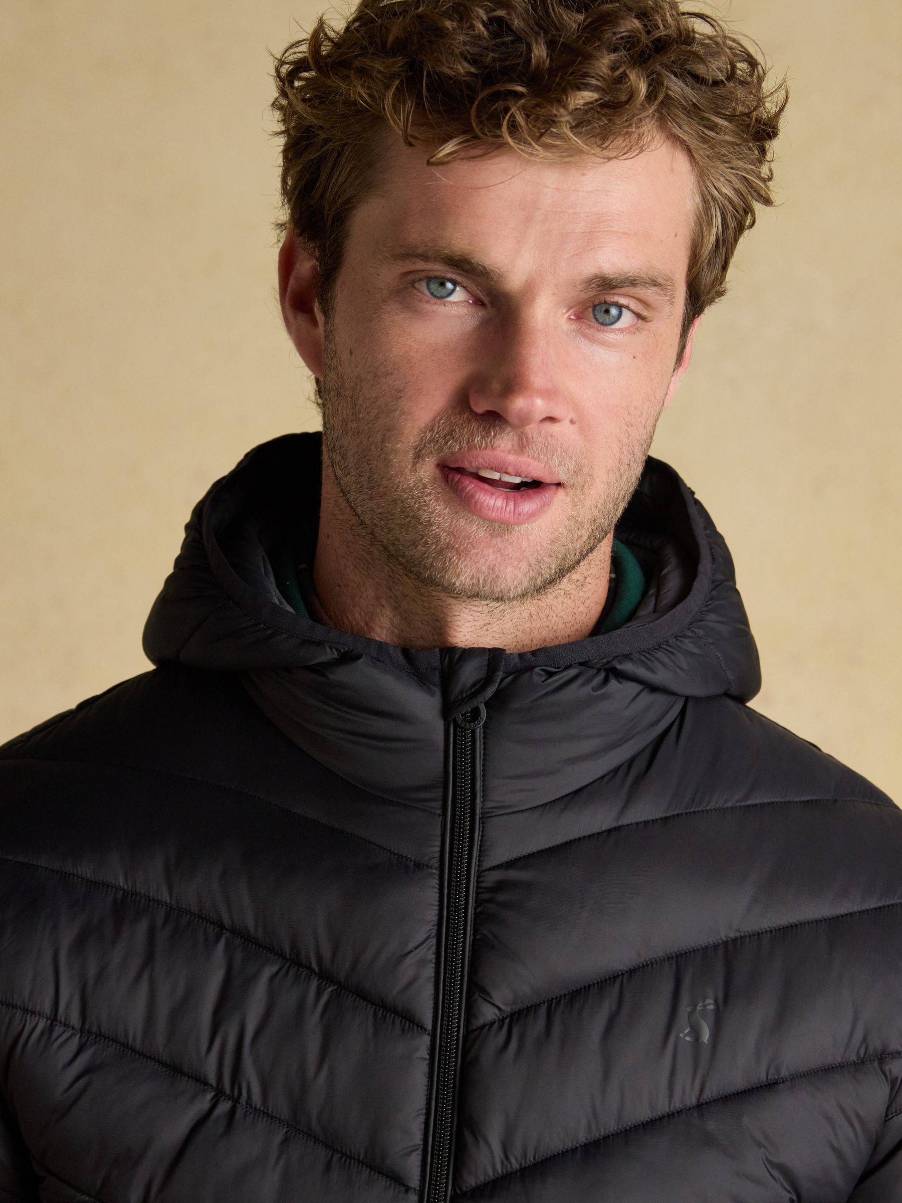 Garrett Black Showerproof Padded Jacket - Image 4 of 10