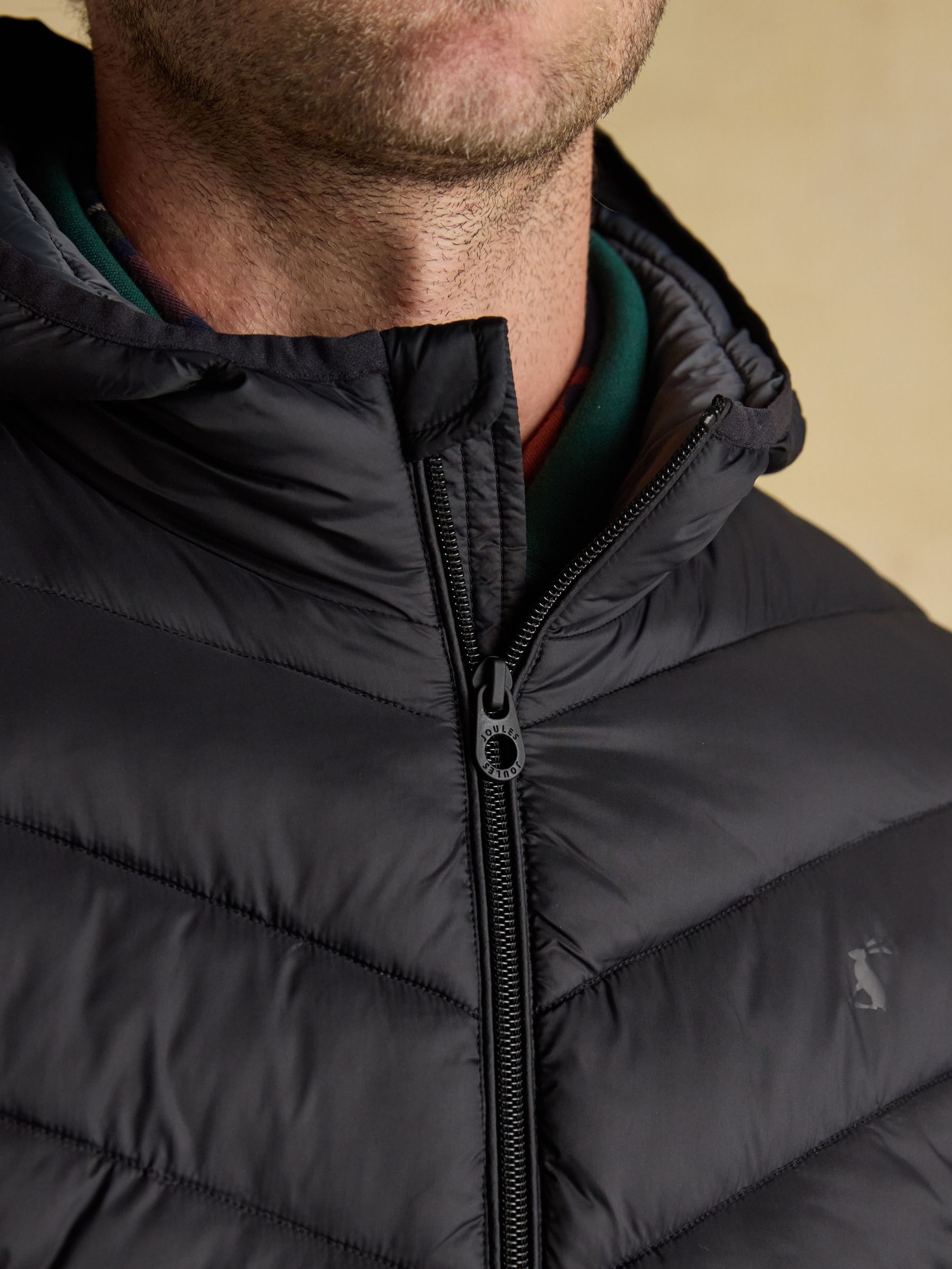 Garrett Black Showerproof Padded Jacket - Image 6 of 10
