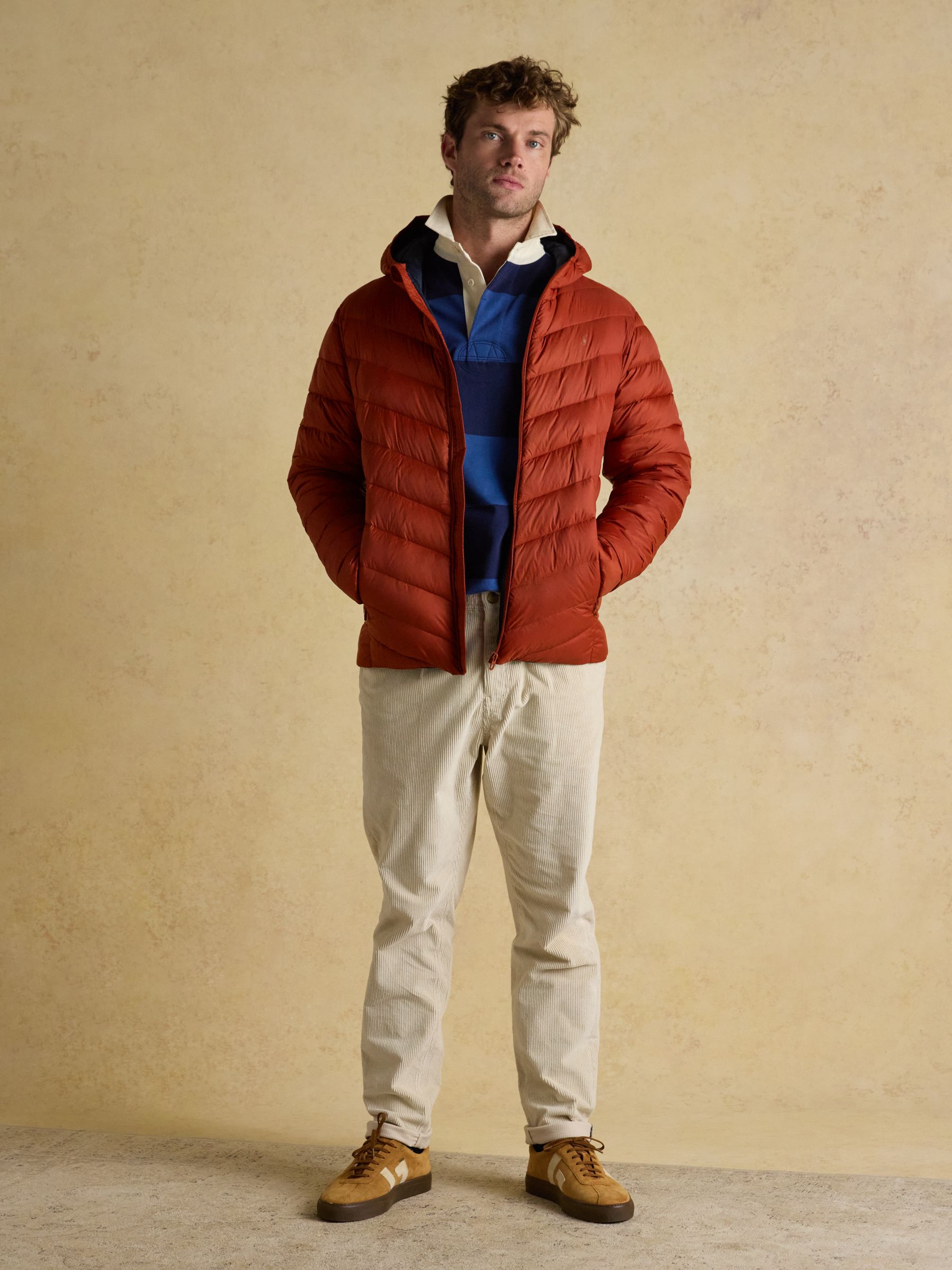 Garrett Orange Showerproof Padded Jacket - Image 3 of 11