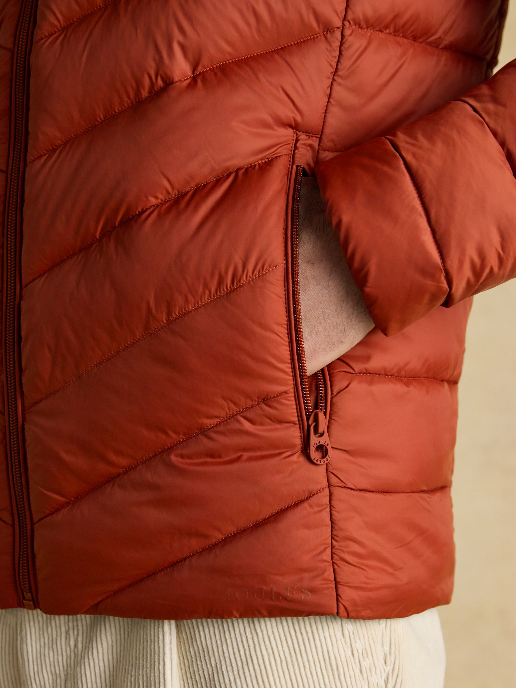 Garrett Orange Showerproof Padded Jacket - Image 8 of 11