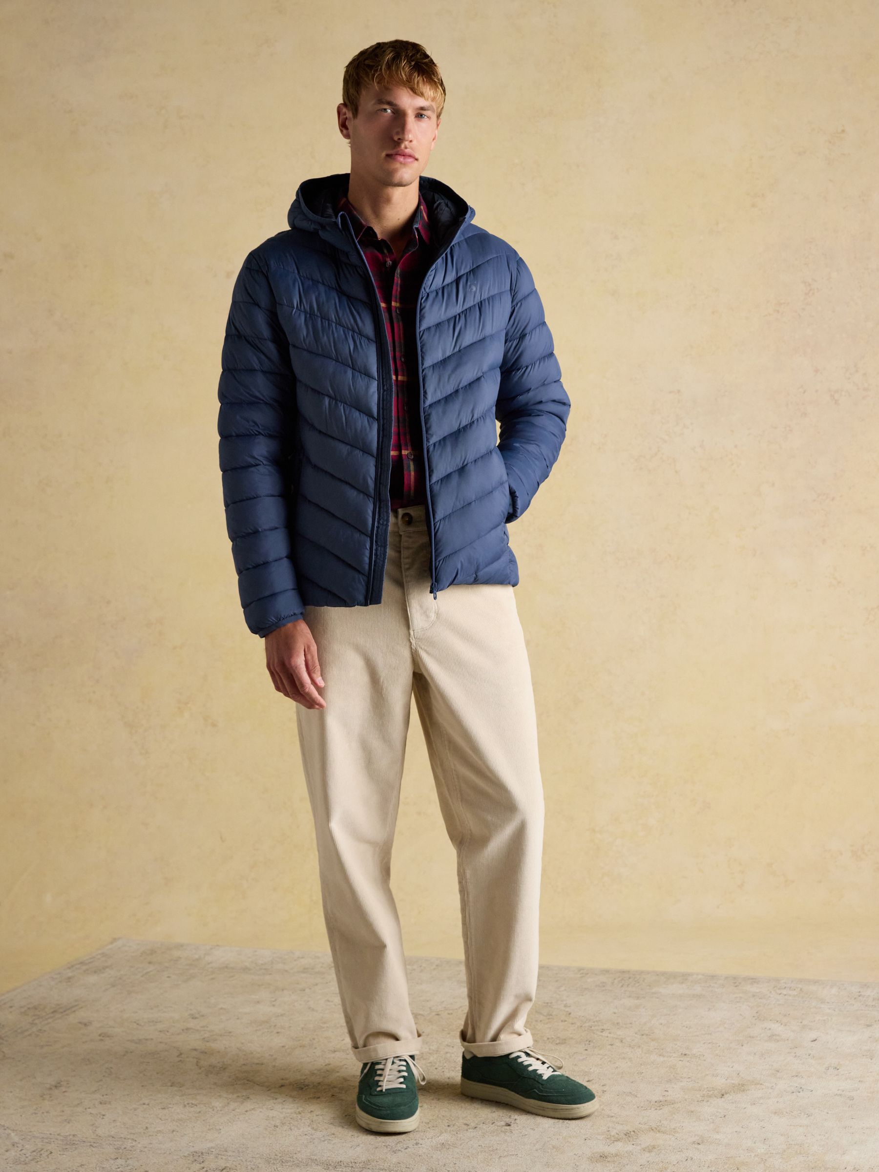 Garrett Blue Showerproof Padded Jacket - Image 3 of 10