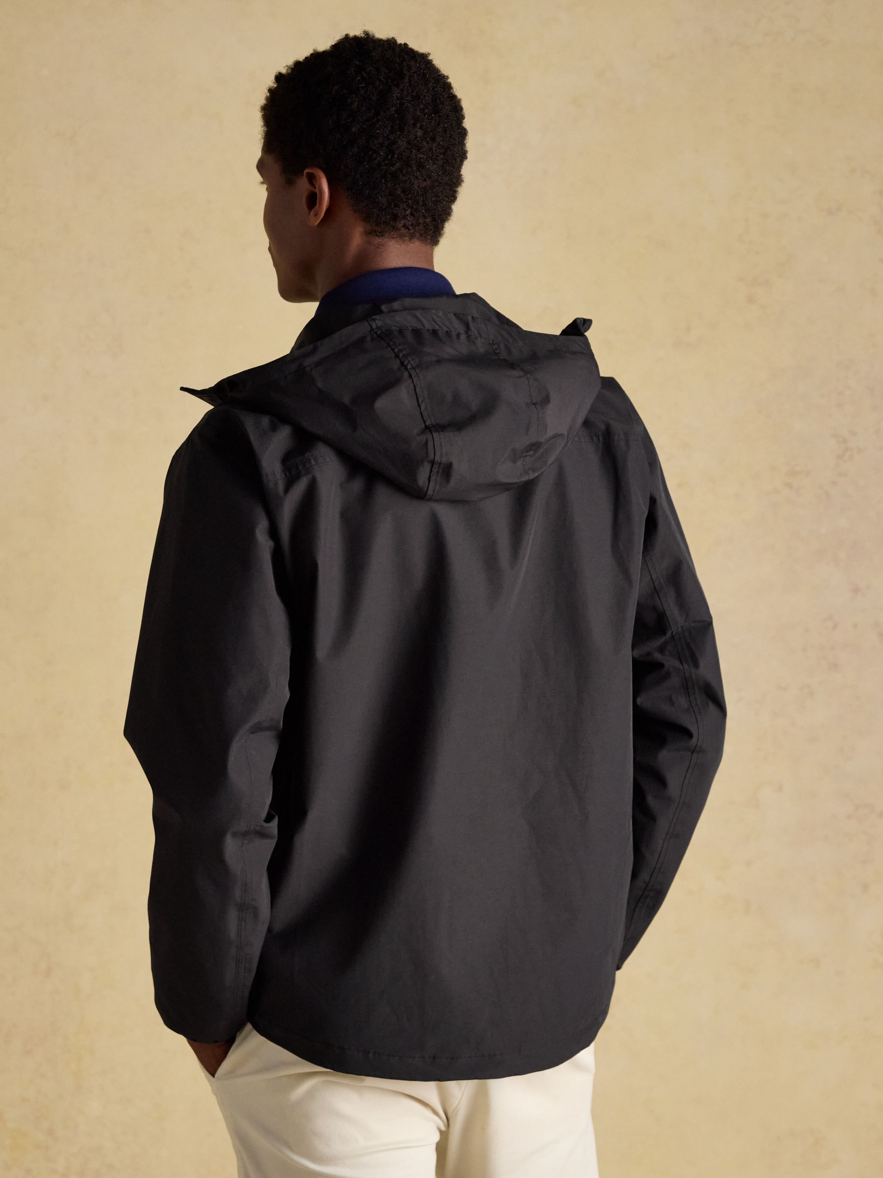 Ayston Black Lightweight Waterproof Coat - Image 2 of 13