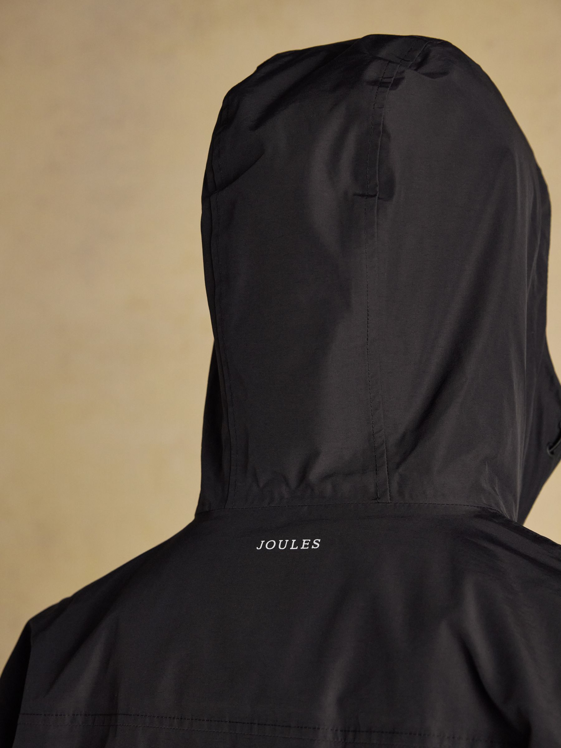 Ayston Black Lightweight Waterproof Coat - Image 6 of 13