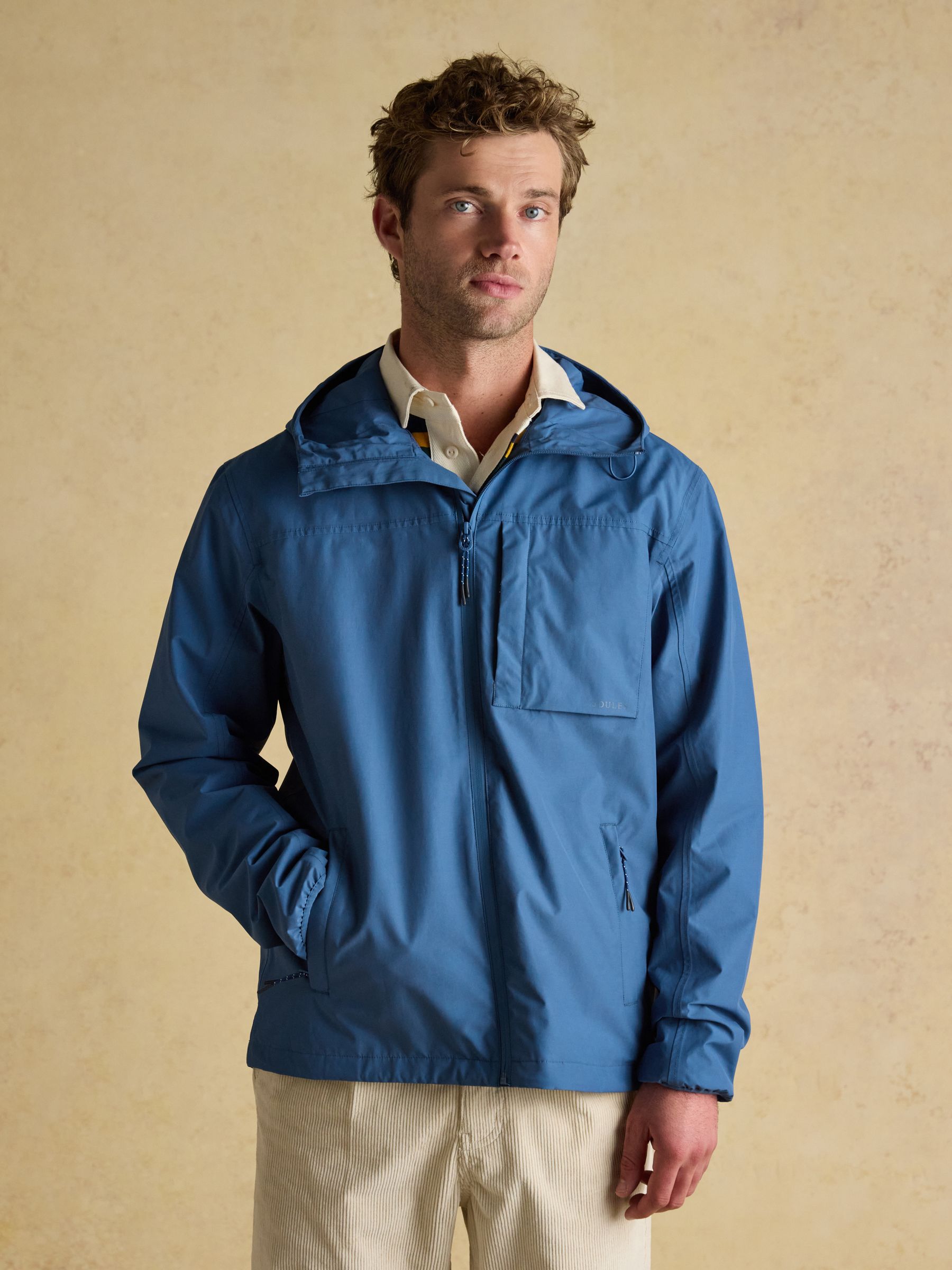 Ayston Blue Lightweight Waterproof Coat - Image 1 of 11