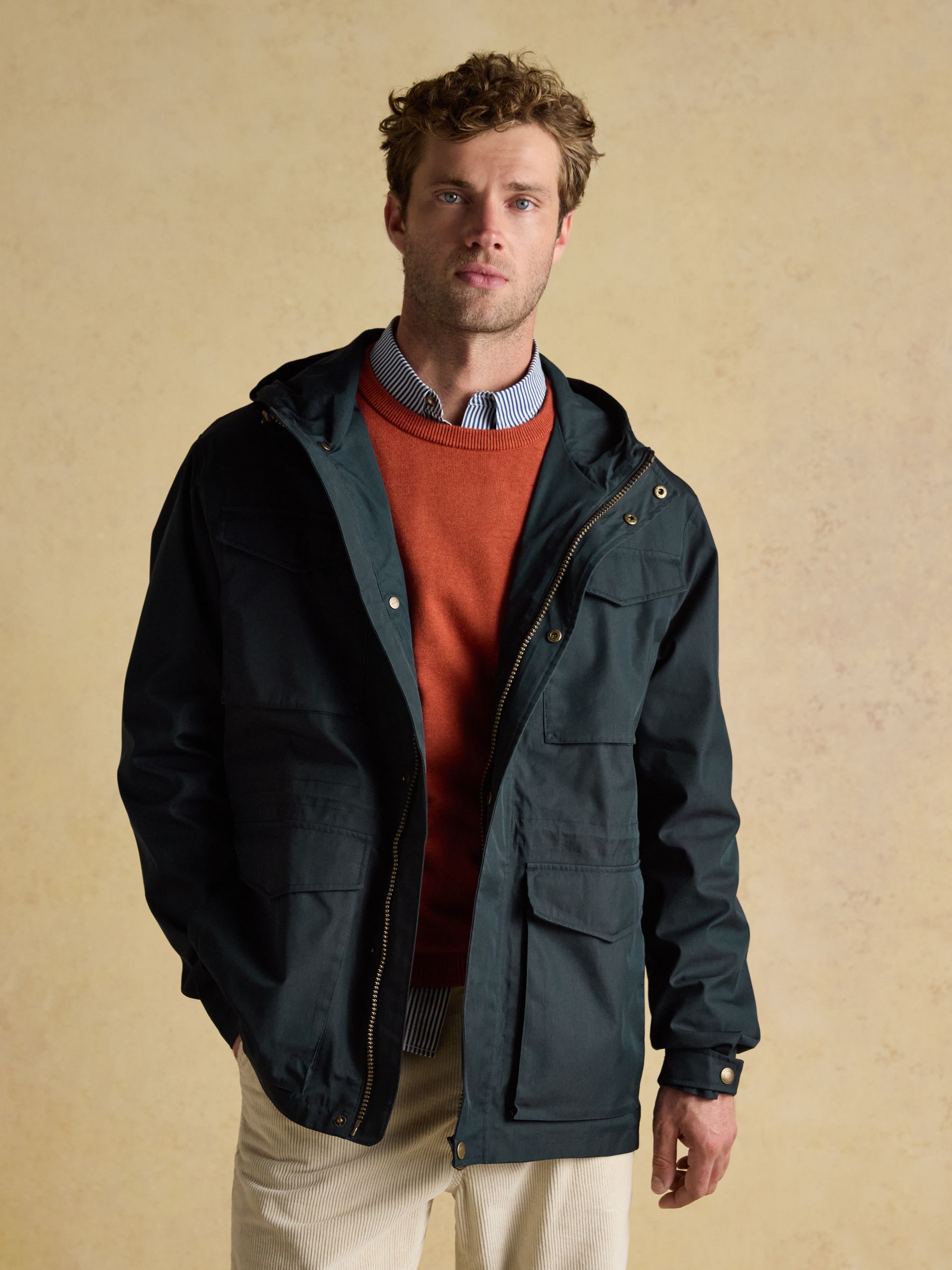 Portman Navy Waterproof Raincoat - Image 4 of 10