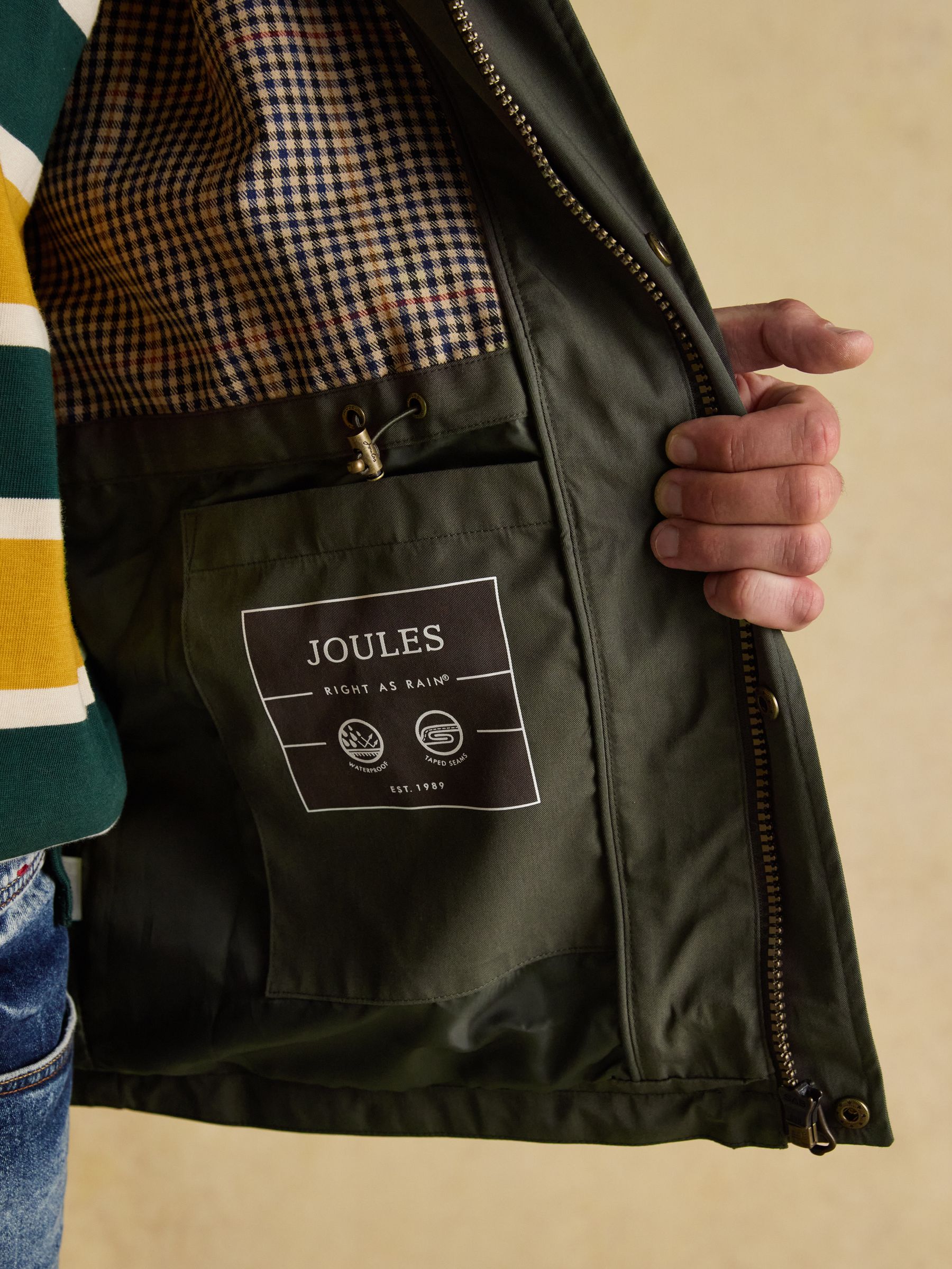 Portman Green Waterproof Raincoat - Image 6 of 9