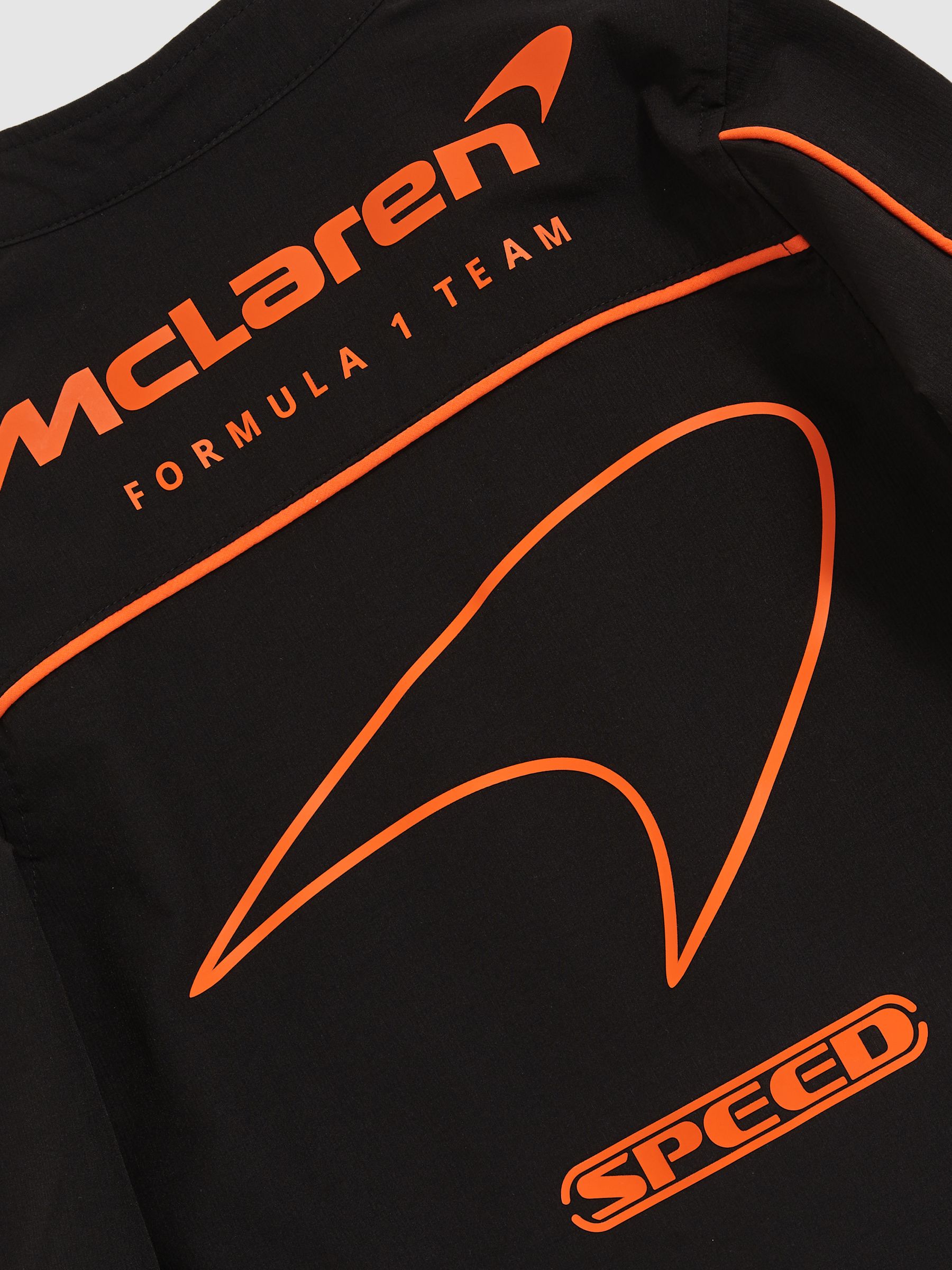 3-9 yrs Unisex Fit McLaren F1 Team Technical Logo Jacket in Black - Image 6 of 8