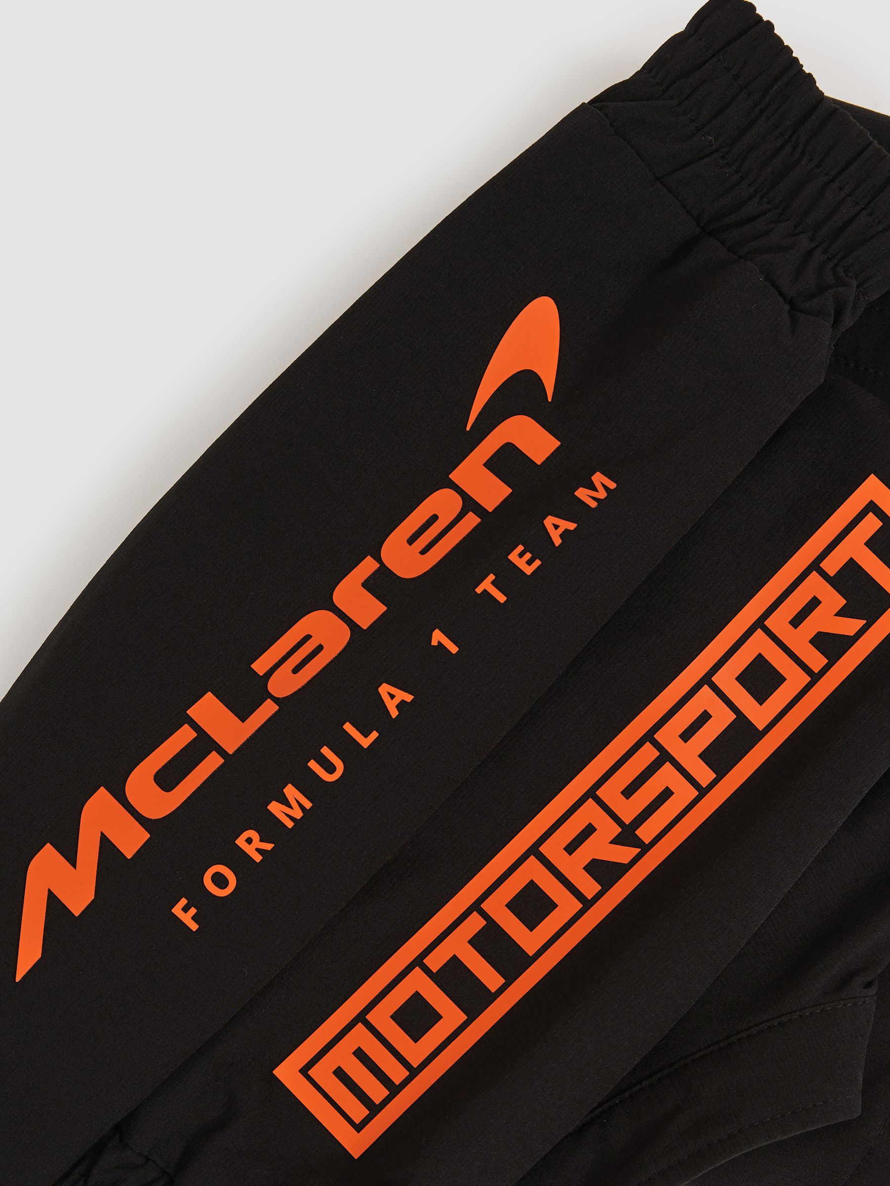3-9 yrs Unisex Fit McLaren F1 Team Technical Logo Jacket in Black - Image 8 of 8