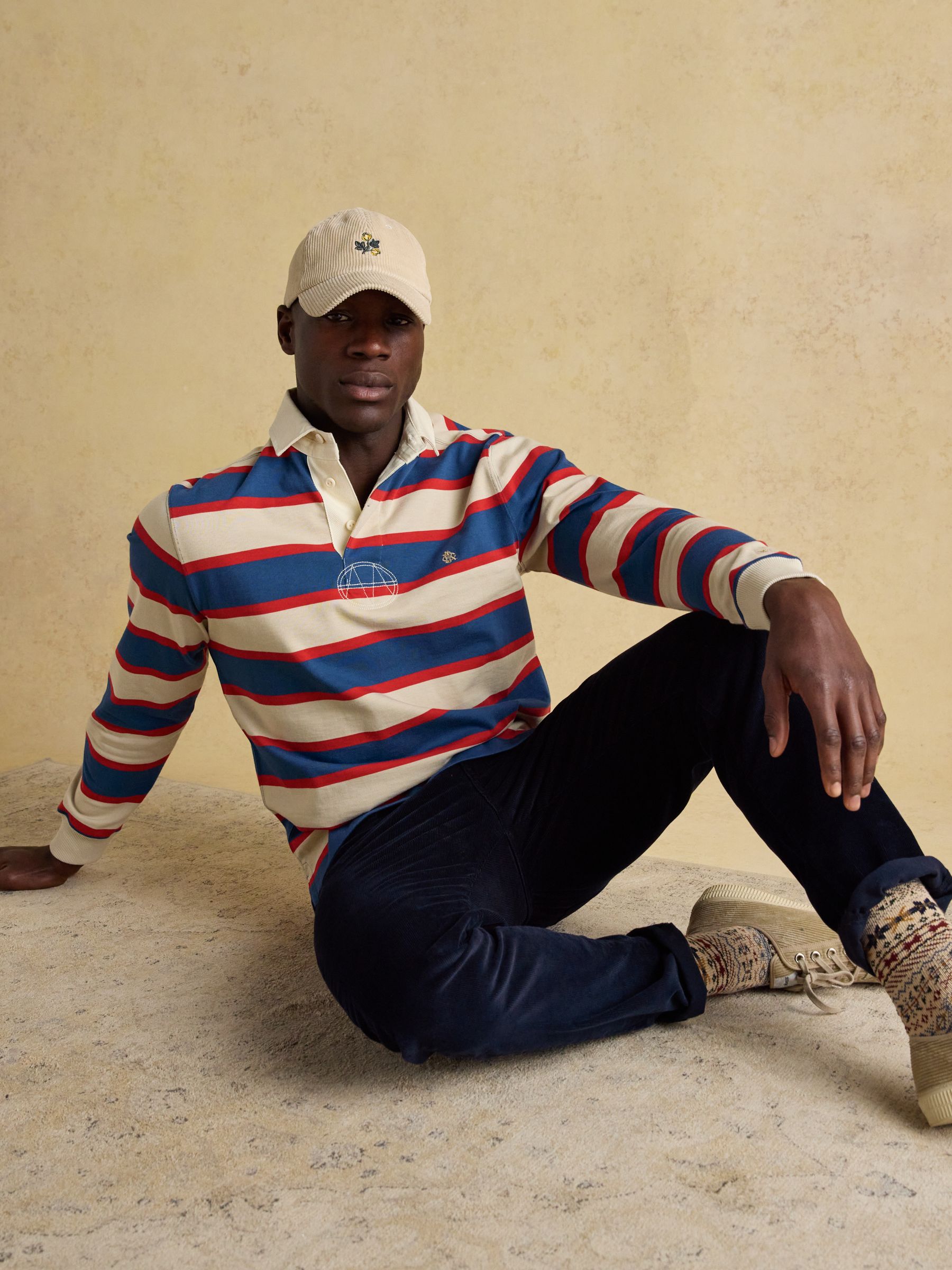 Rugby Club Blue/Neutral Long Sleeve Shirt - Image 3 of 9