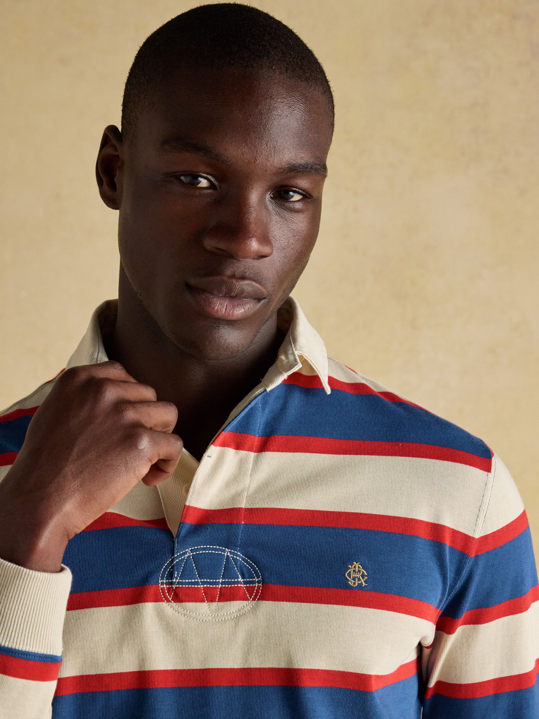 Rugby Club Blue/Neutral Long Sleeve Shirt - Image 4 of 9