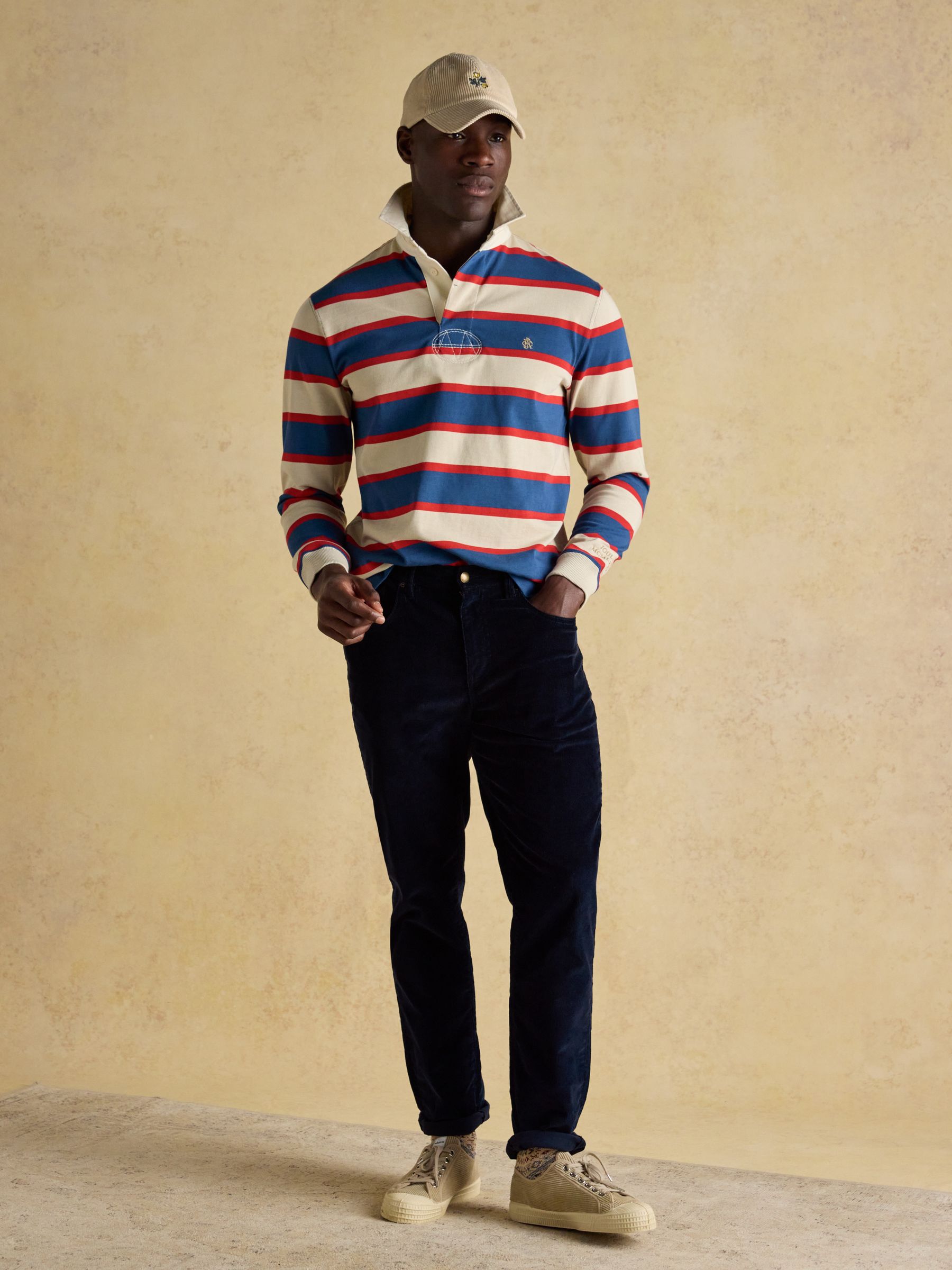 Rugby Club Blue/Neutral Long Sleeve Shirt - Image 5 of 9