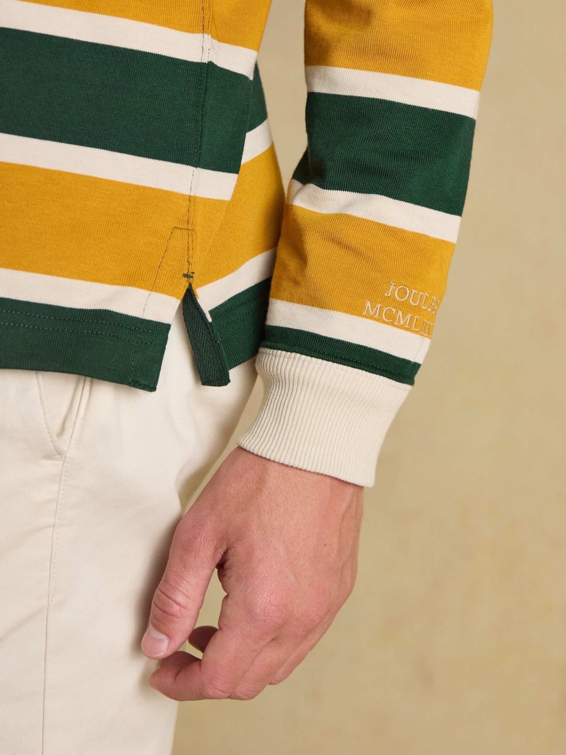 Rugby Club Green/Yellow Long Sleeve Shirt - Image 8 of 11